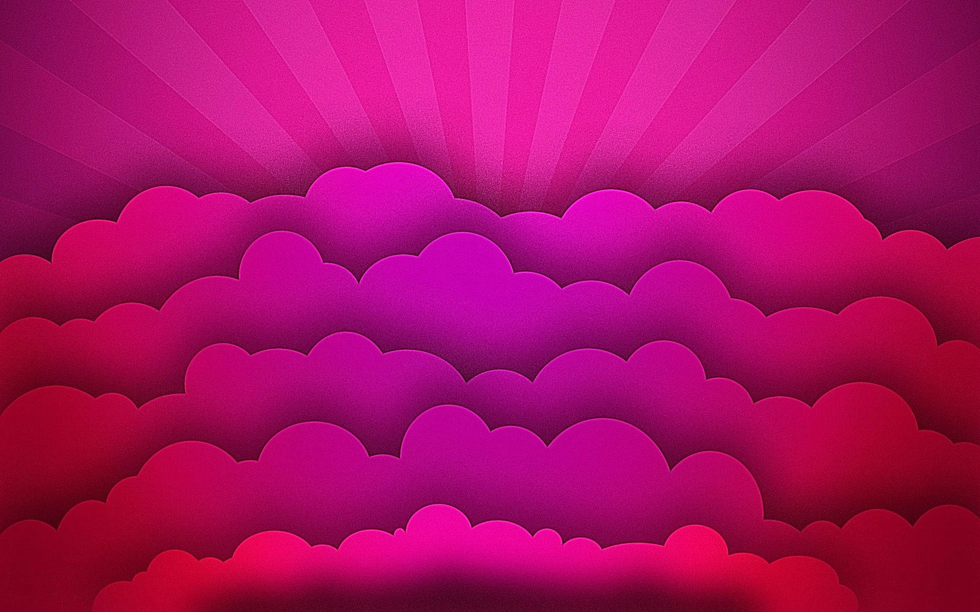 magenta, fuchsia, sunburst pattern, Full HD Desktop Wallpaper