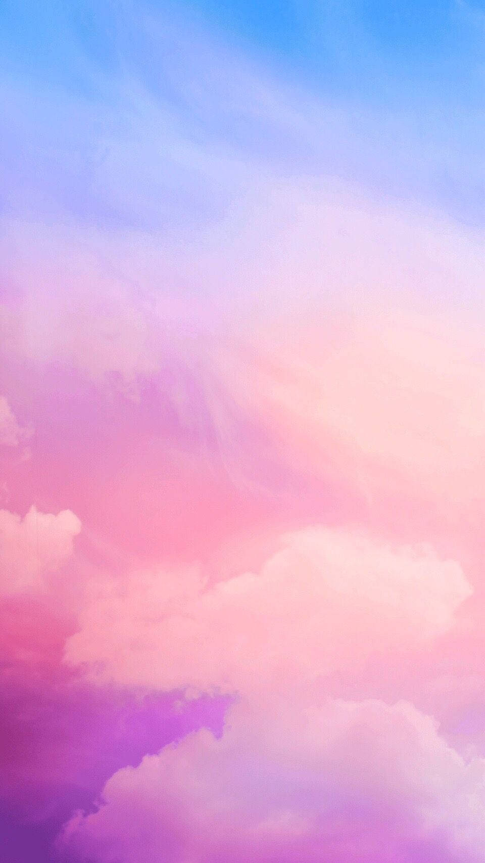 pink cloud, serene sky, pastel clouds, HD Phone Wallpaper