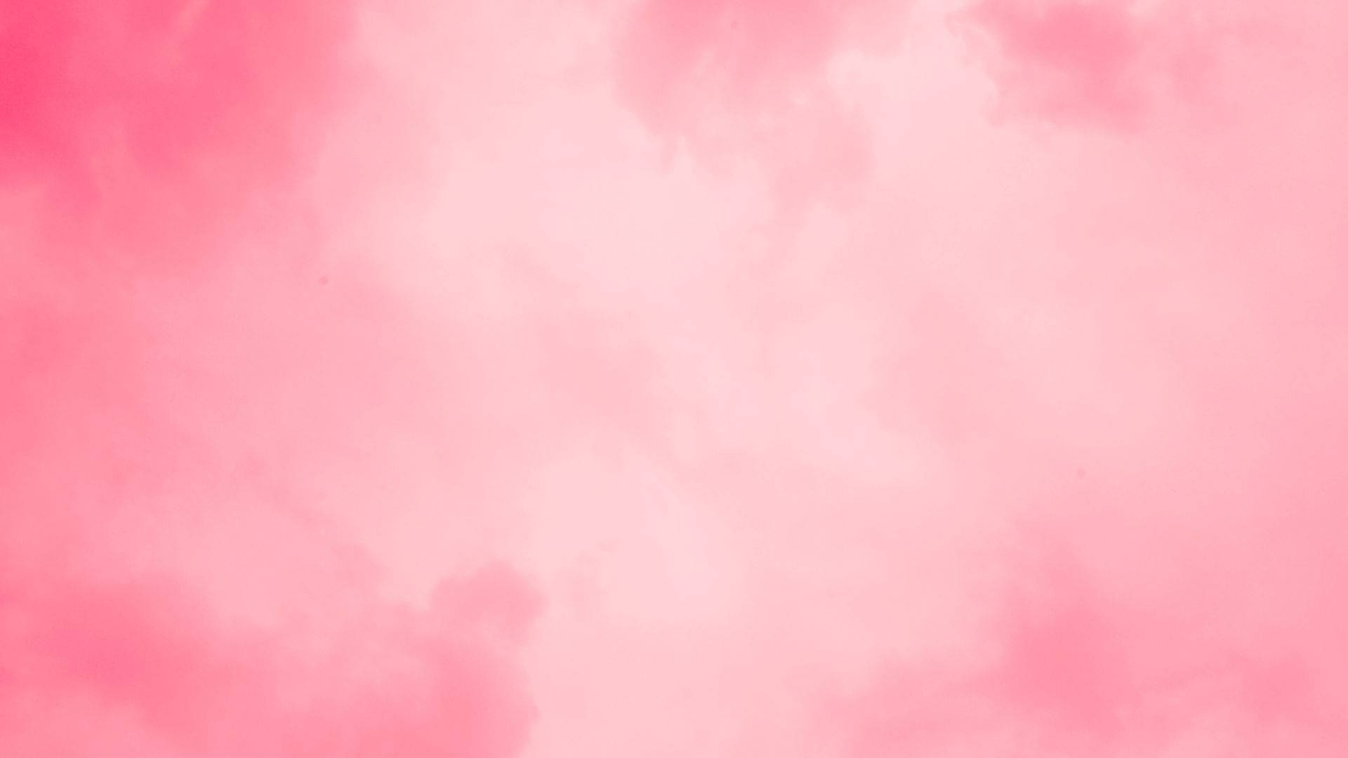 Baby Pink Smoke And Clouds, soft pink, watercolor wash, Full HD Desktop Wallpaper