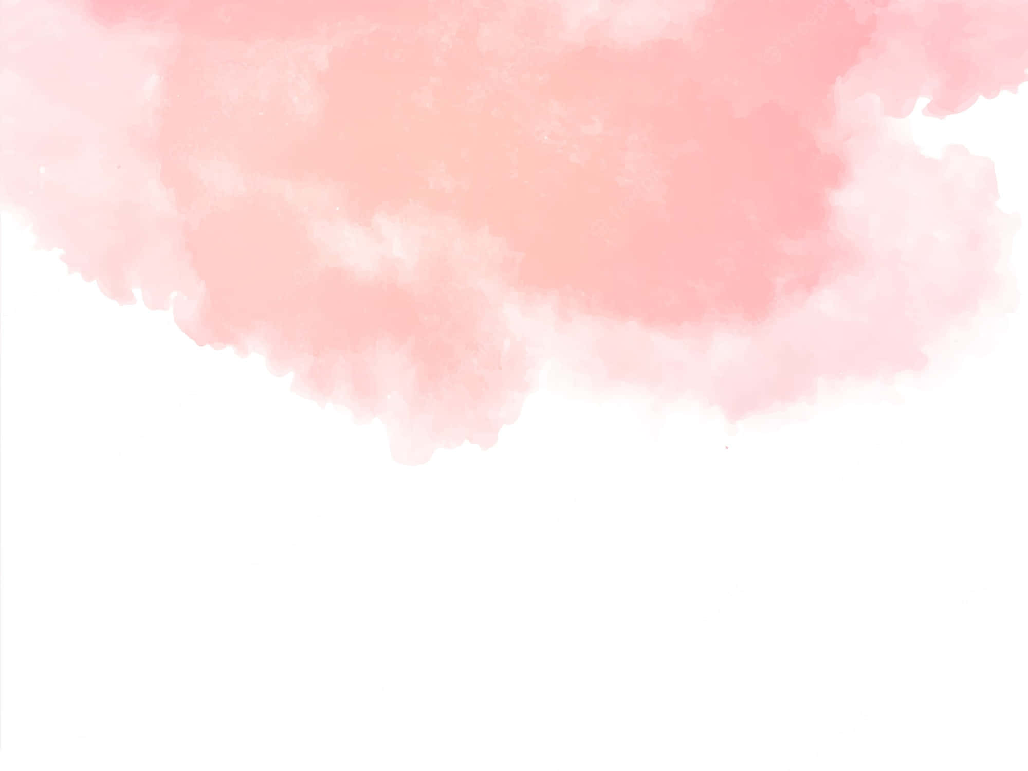 pink watercolor, watercolor washes, pink and white clouds, Full HD Desktop Wallpaper