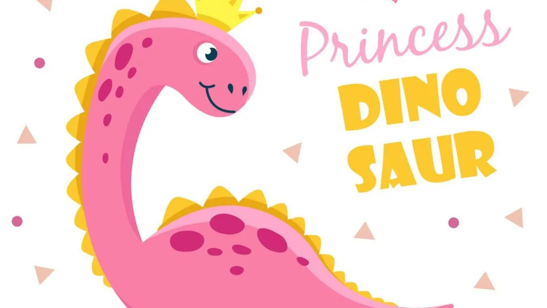 Cute Pink Dinosaur