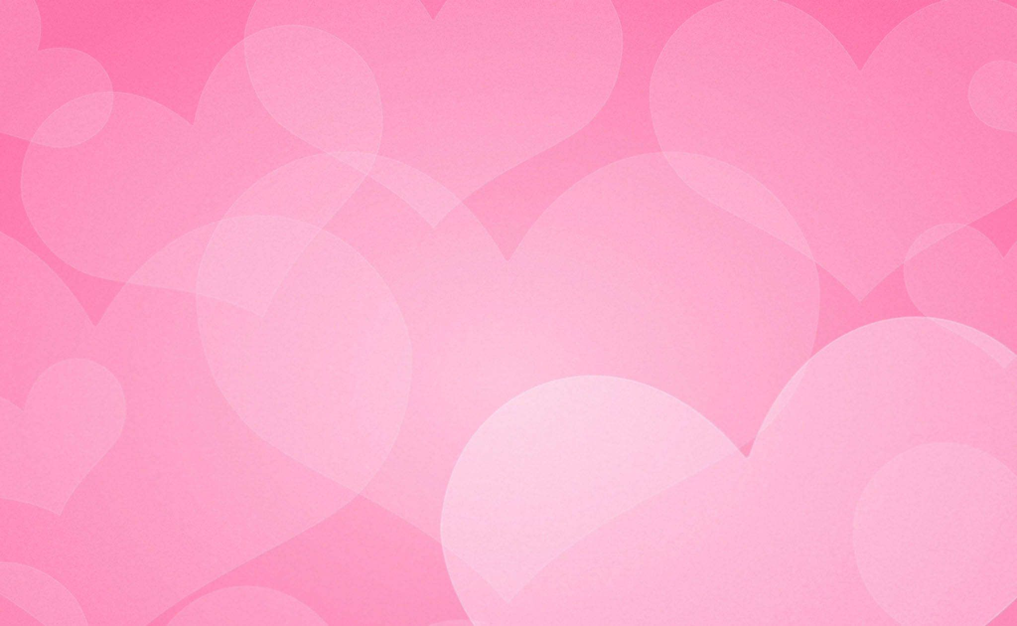 cute pink, opaque heart, soft pink, Full HD Desktop Wallpaper