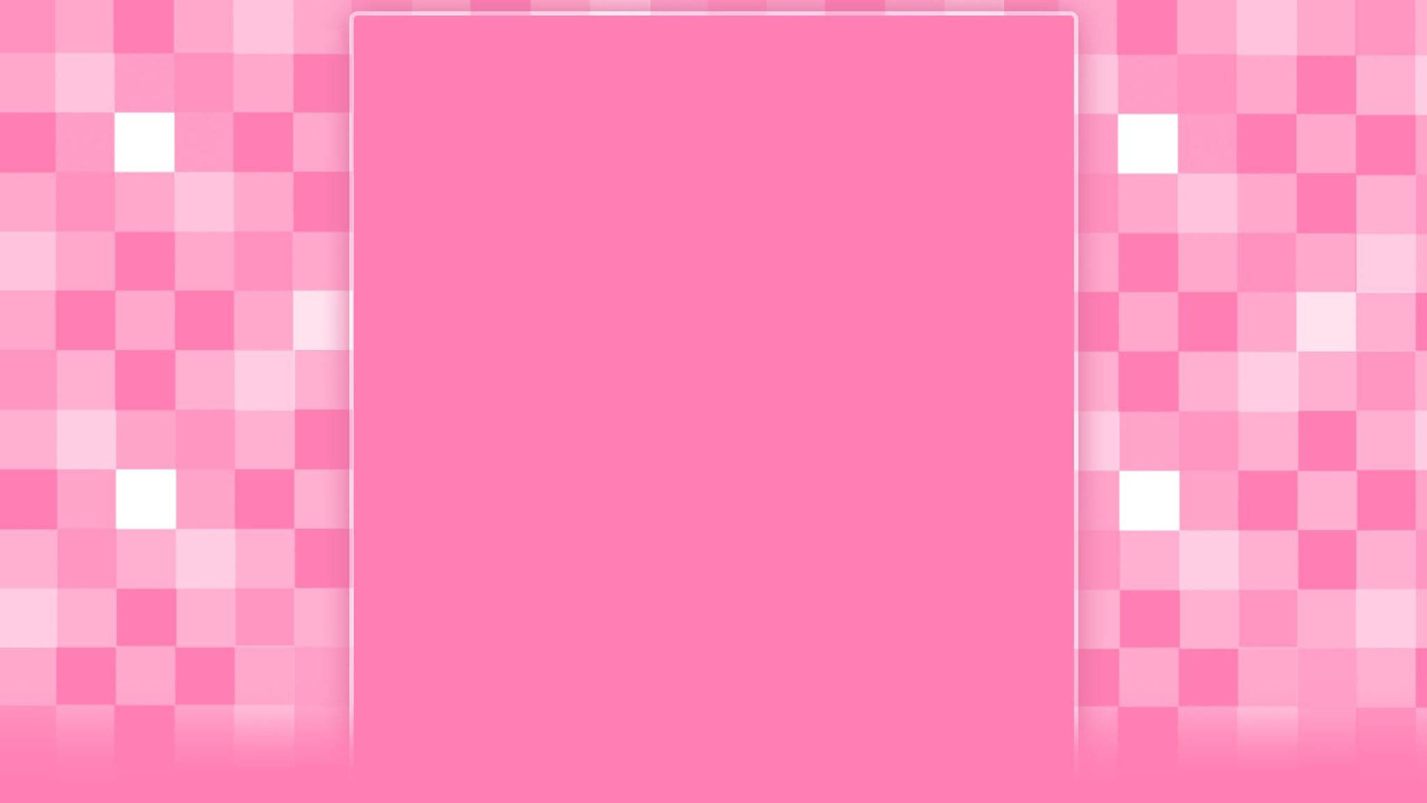 cute pink squares, soft pink, solid pink center panel, Full HD Desktop Wallpaper