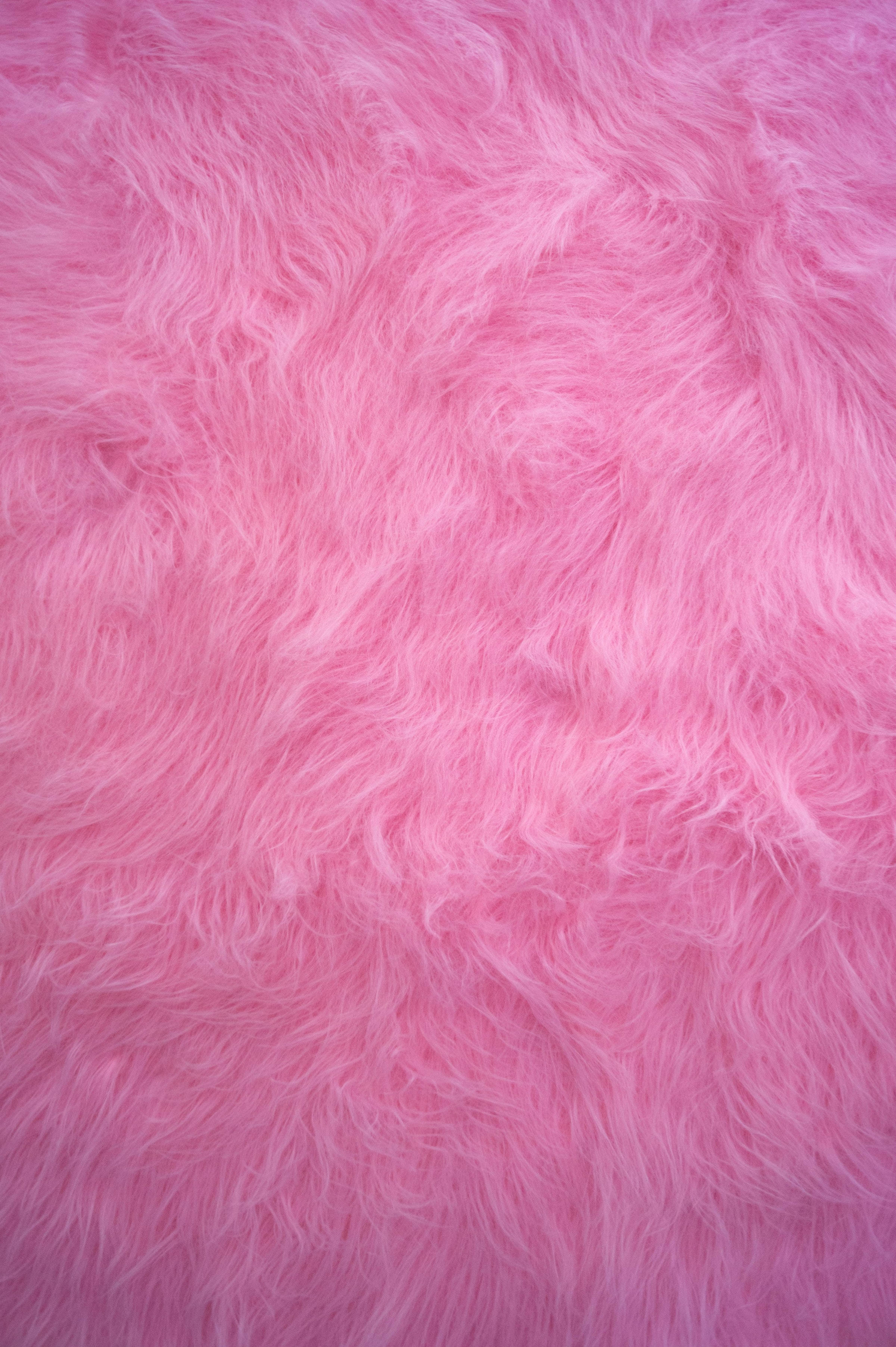 Cute Pink, faux fabric, pink fur, 2K Phone Wallpaper