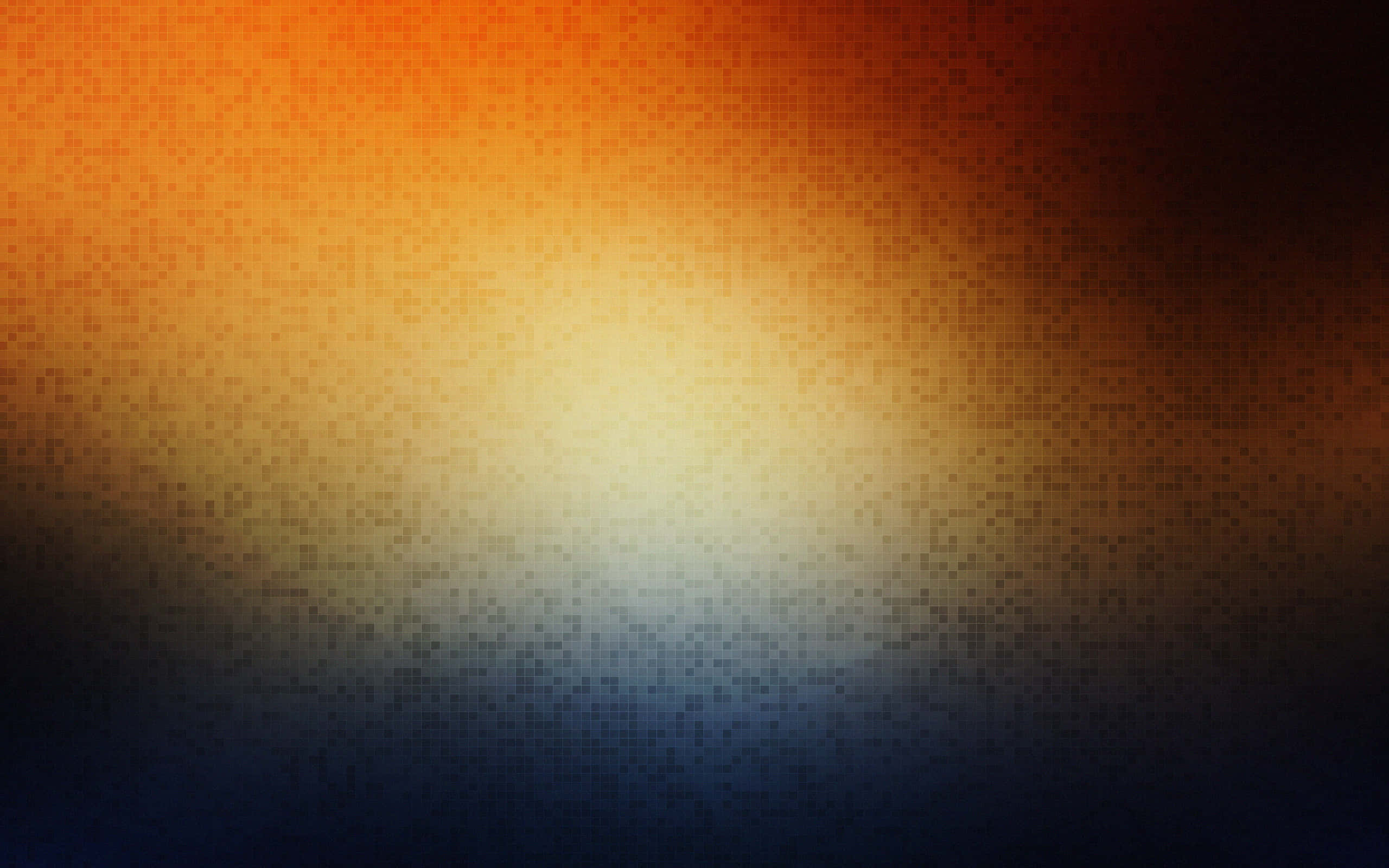 cute pixel desktop, 2560 x 1600, warm orange, 2K Desktop Wallpaper