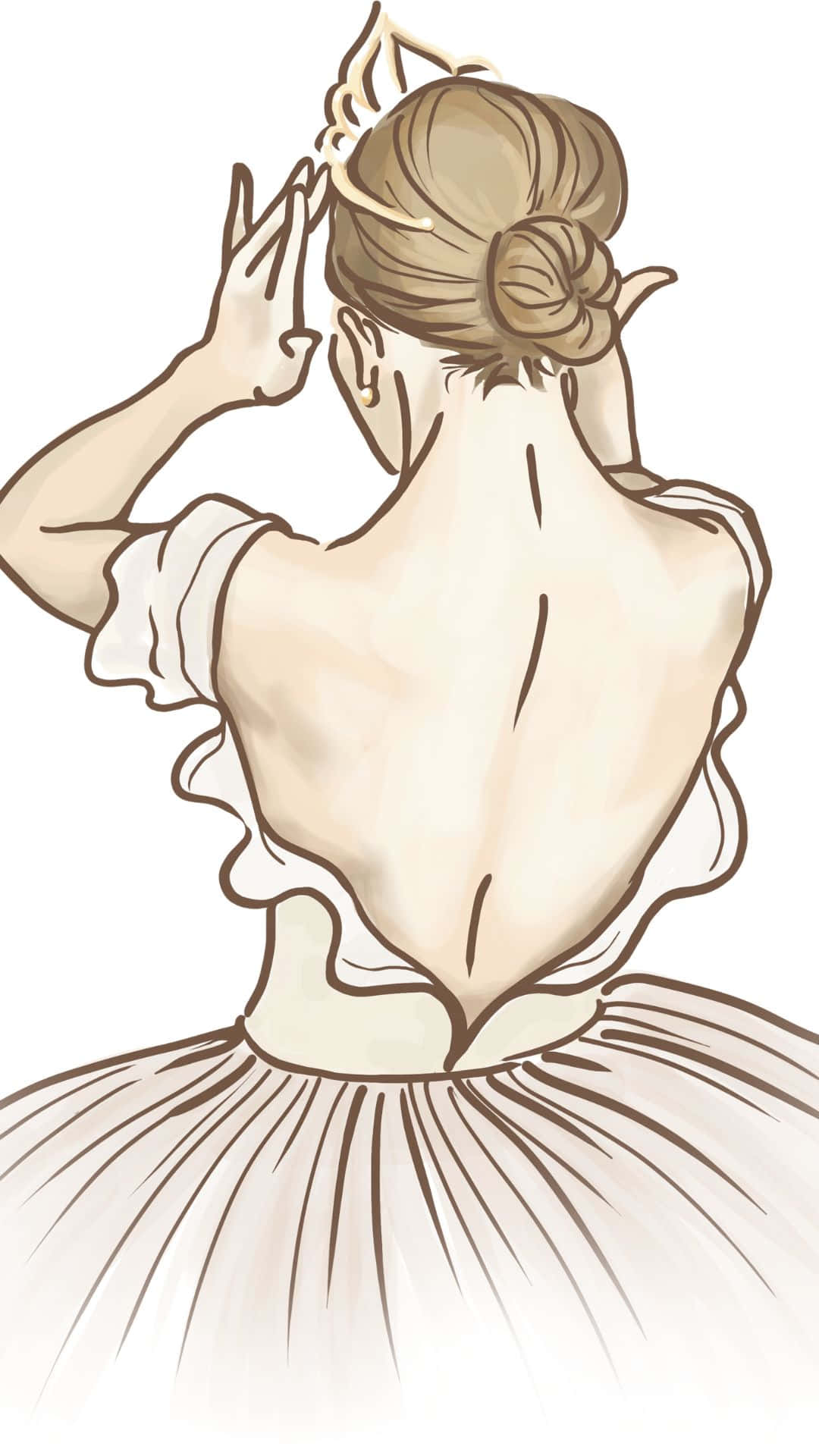 cute queen, 1080 x 1920, ballerina, Full HD Phone Wallpaper