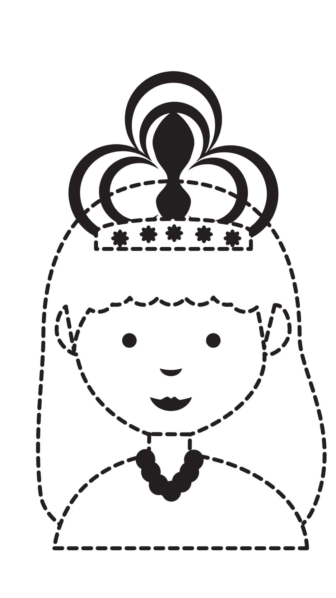 Cute Queen, princess, crown, Full HD Phone Wallpaper
