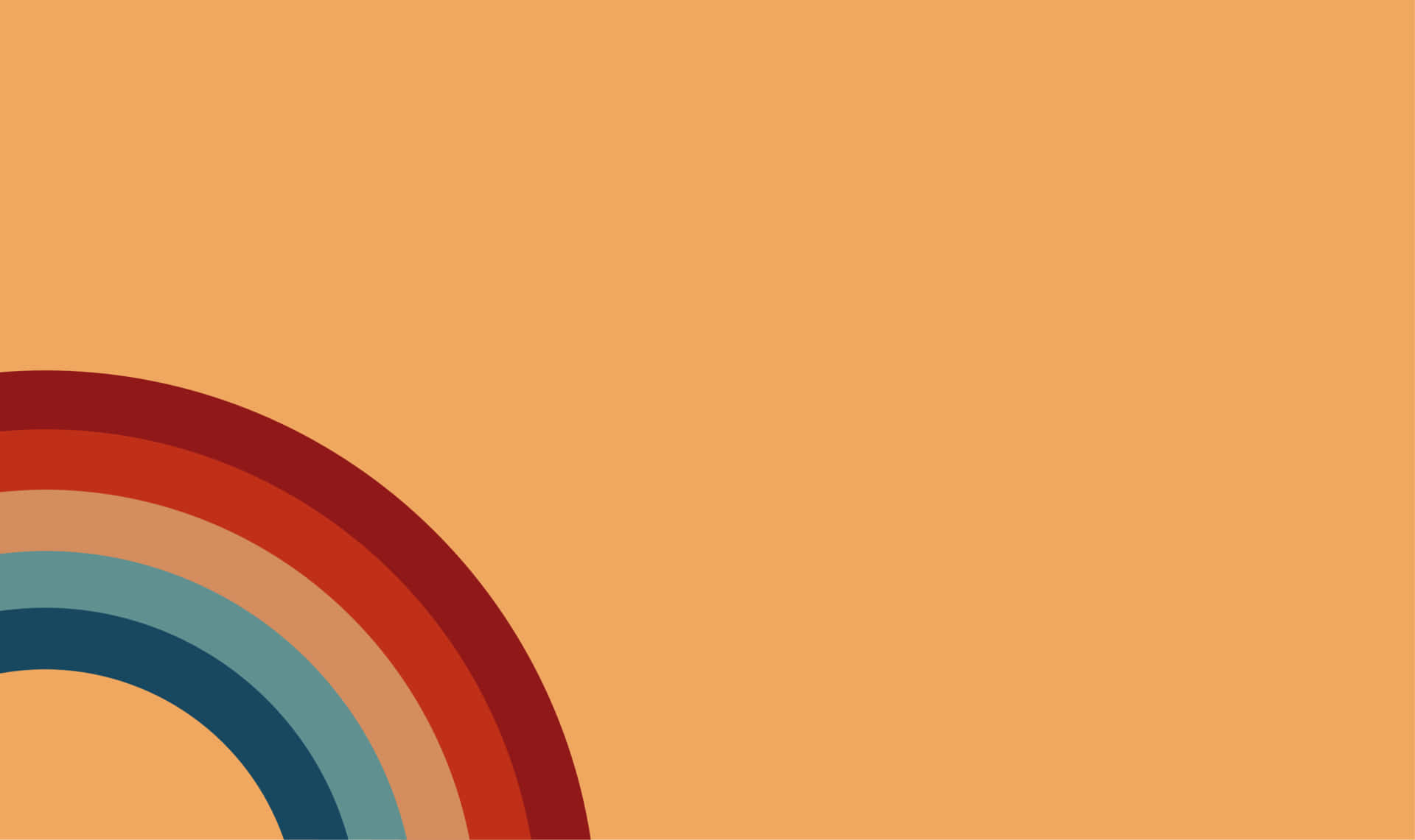 retro colorful aesthetic rainbow, red, orange, Full HD Desktop Wallpaper