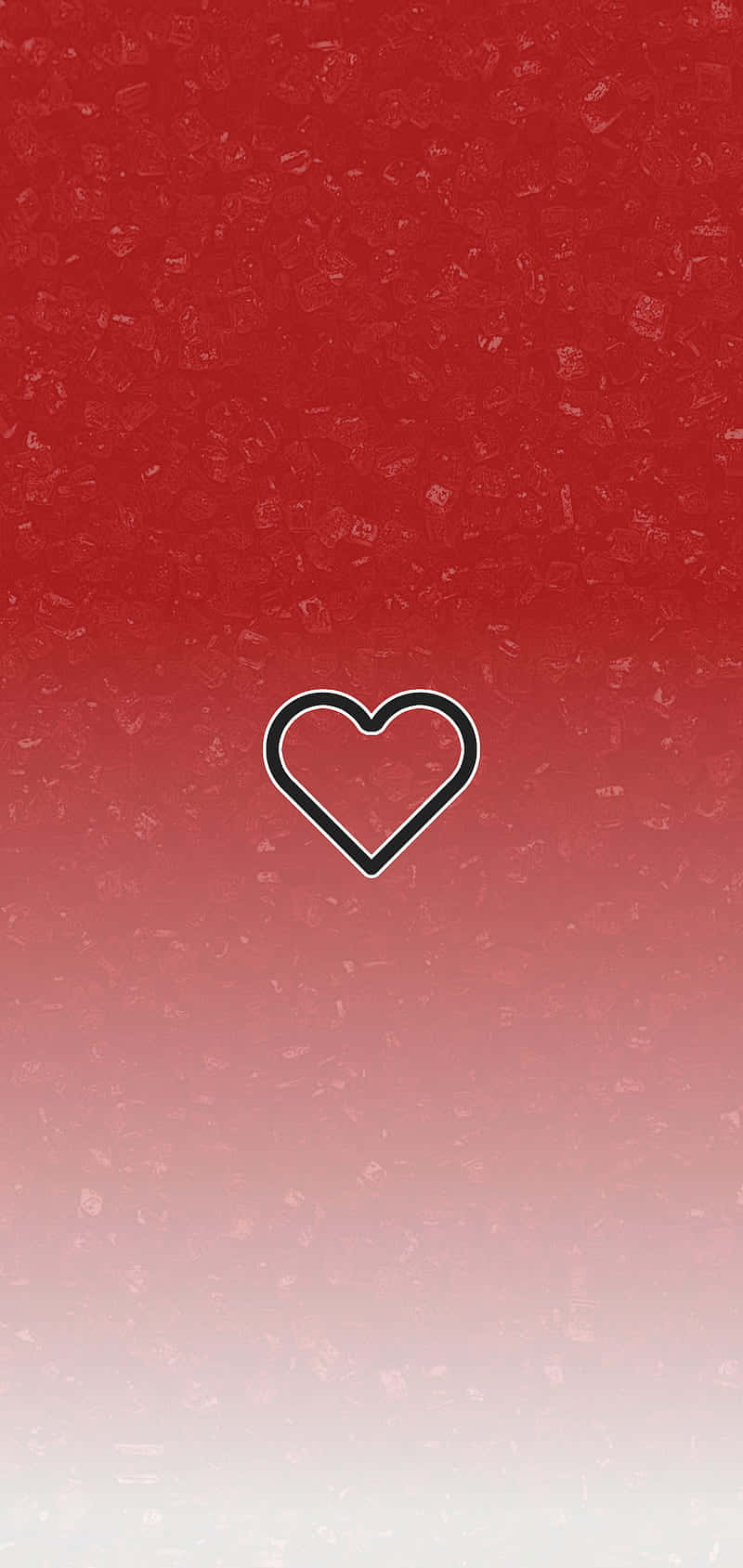 red, black, heart shaped, HD Phone Wallpaper