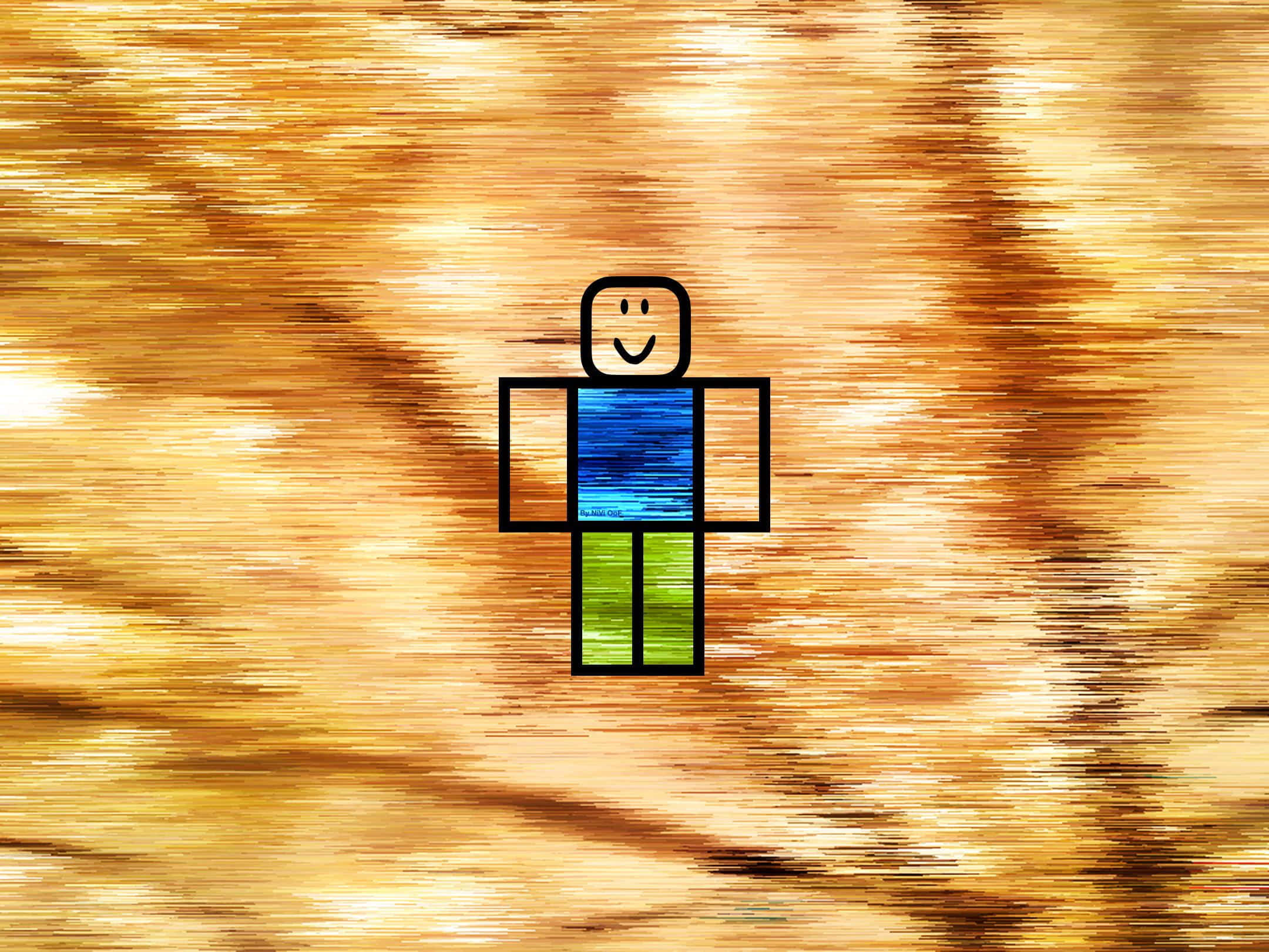 Roblox, blue torso, green legs, Full HD Desktop Wallpaper