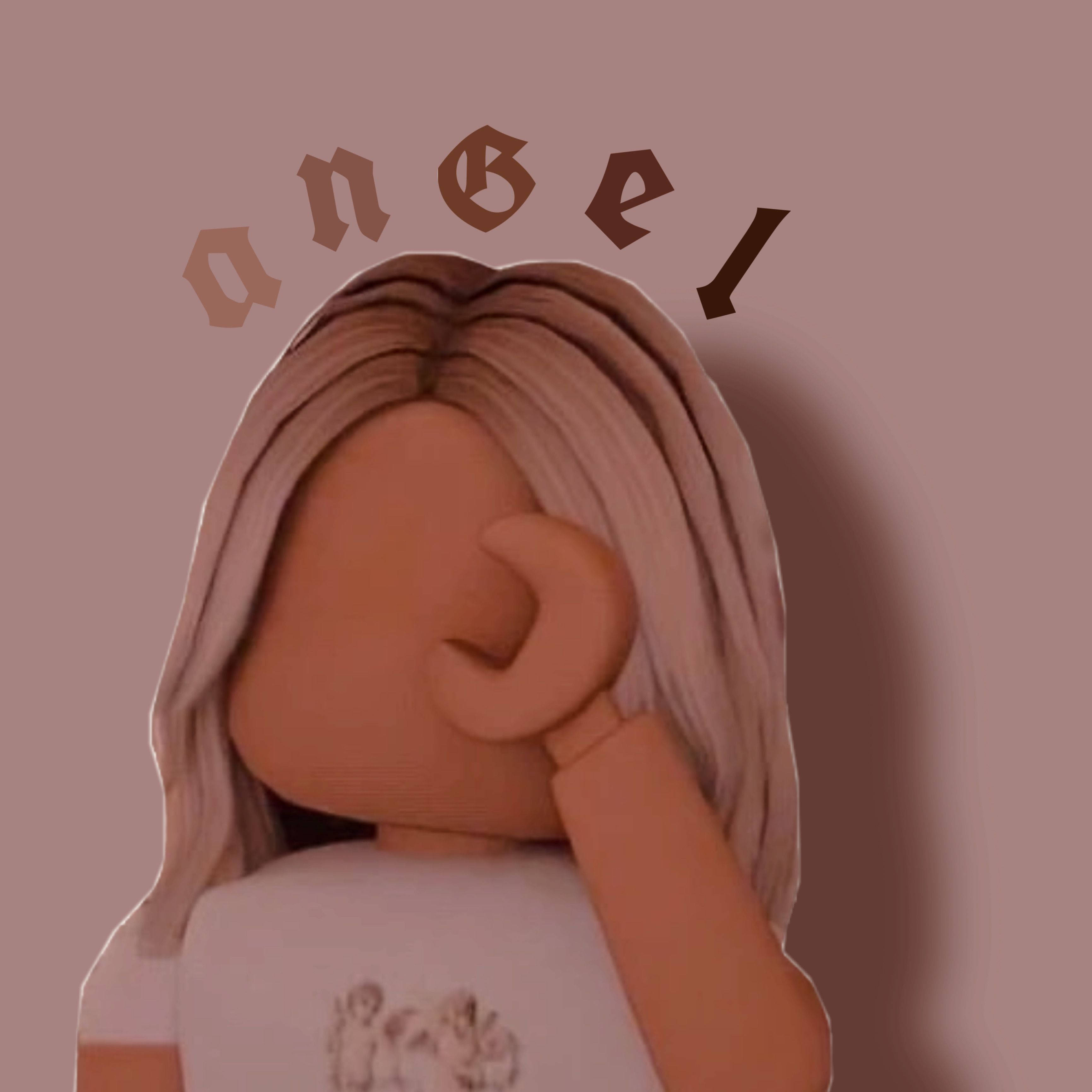 Cute Roblox, angel, crescent moon hand gesture, 2K Desktop Wallpaper