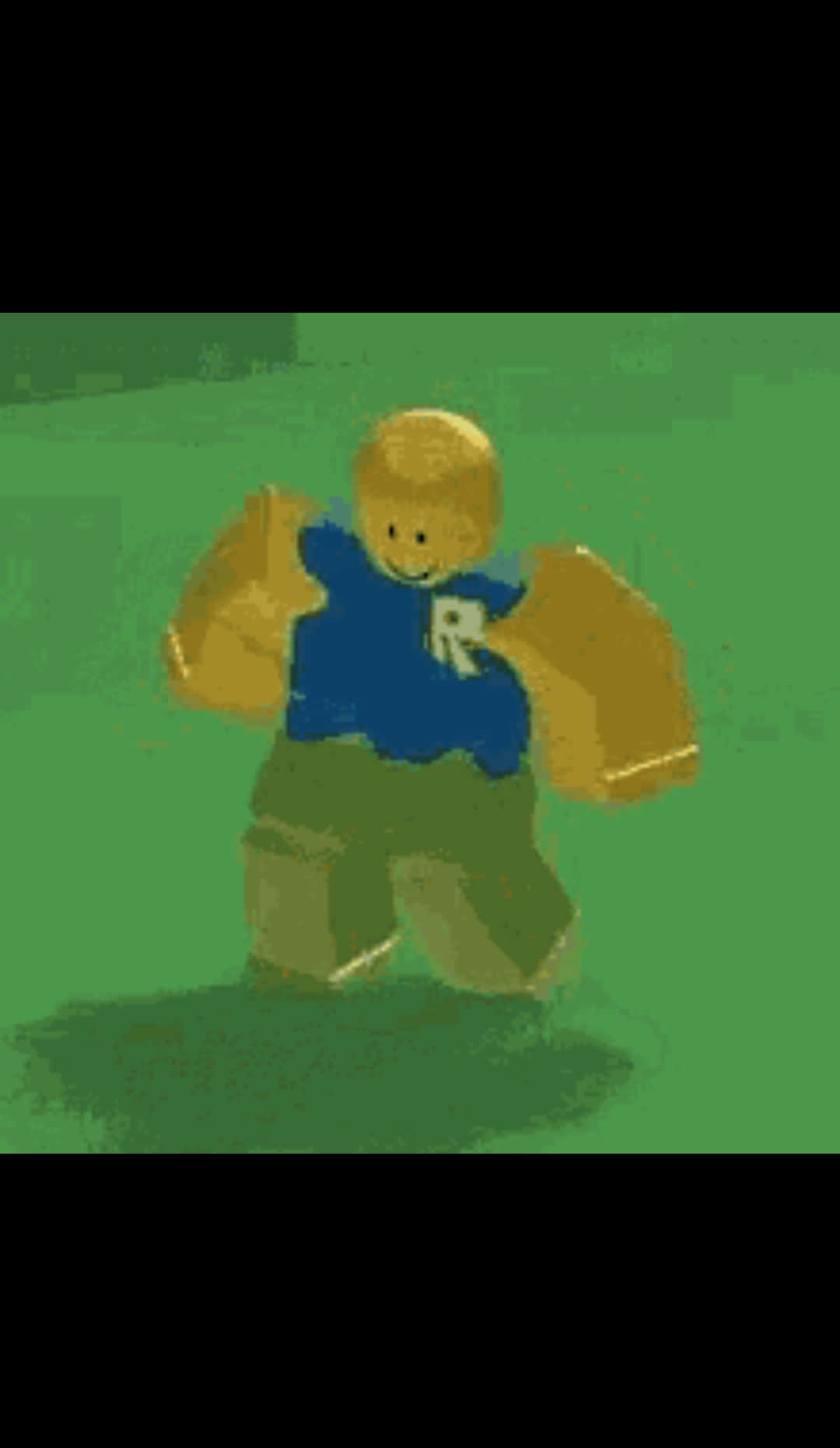Roblox, blonde hair, blue shirt, HD Phone Wallpaper