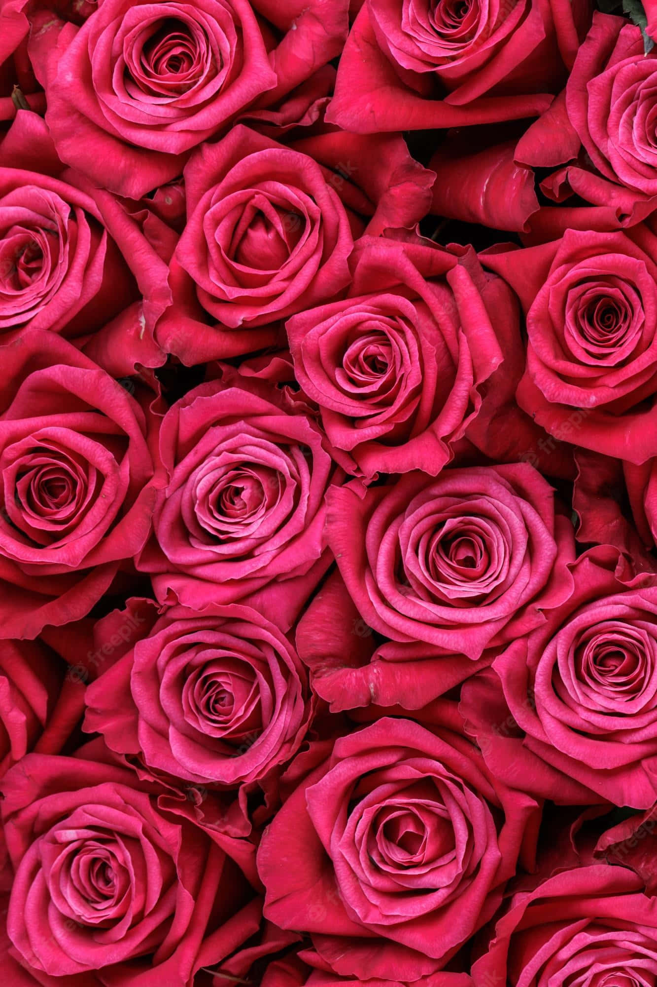Cute Rose, vivid pink roses, velvety petals, Full HD Phone Wallpaper