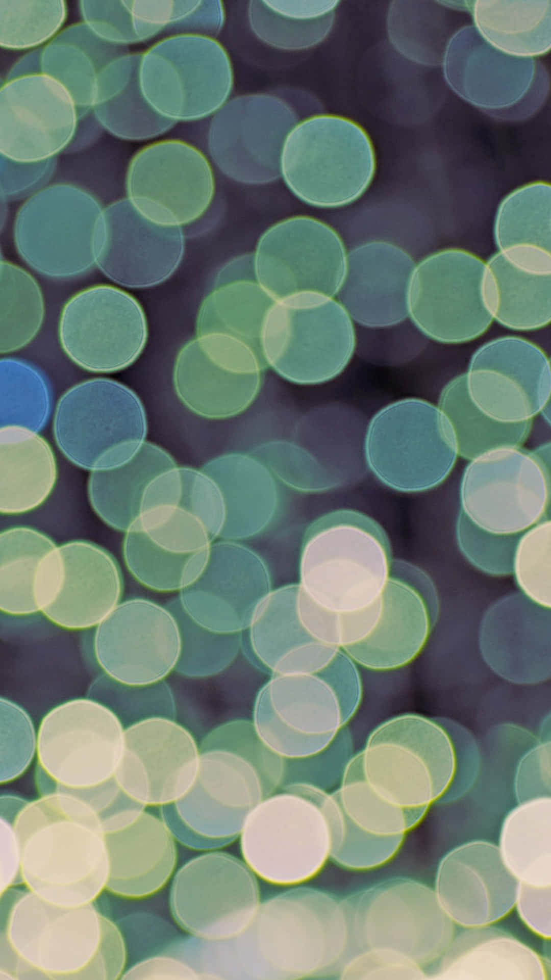 Cute Sage Green, glowing green, blue bokeh circles, Full HD Phone Wallpaper