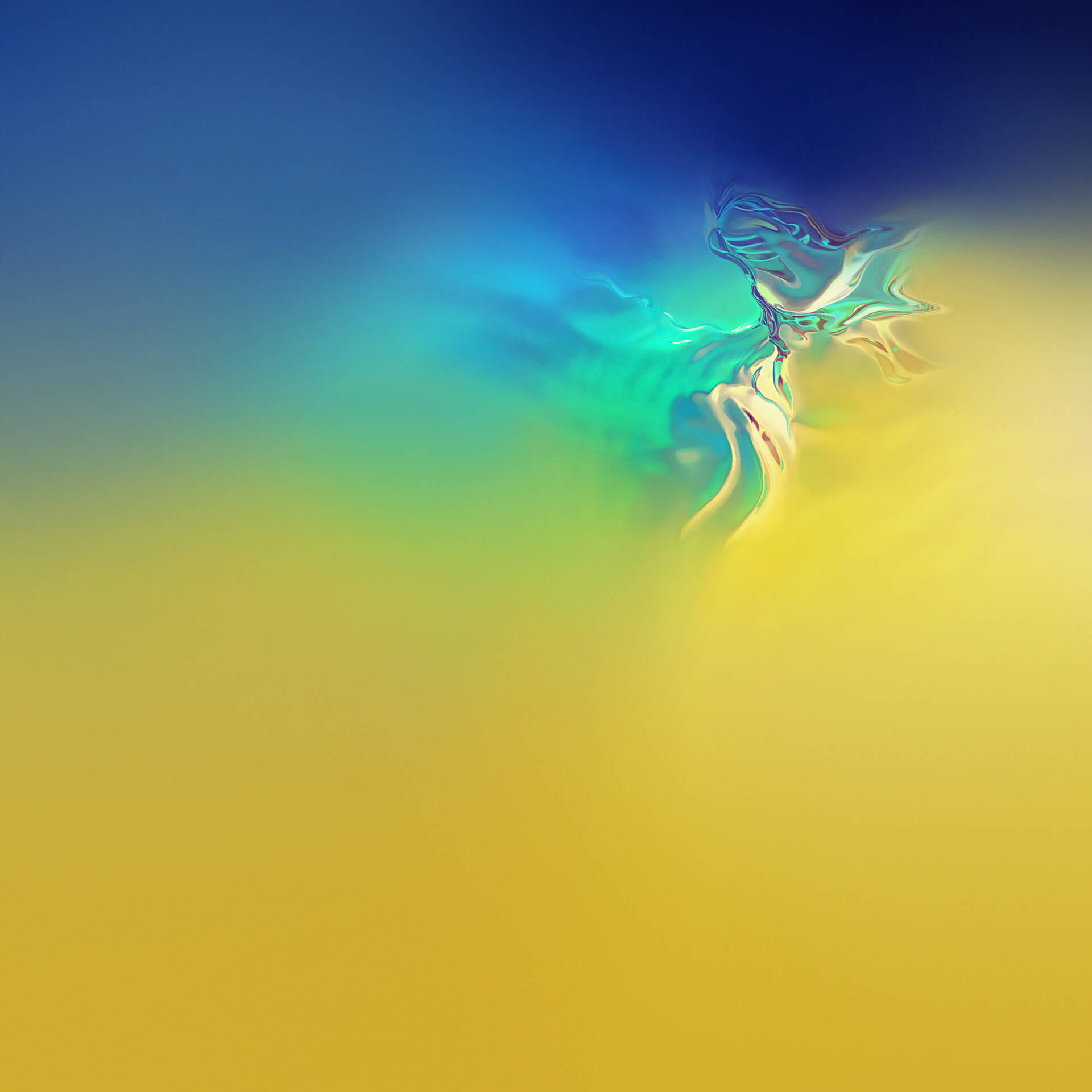 Yellow Wave, Samsung, iridescent, Full HD Desktop Wallpaper