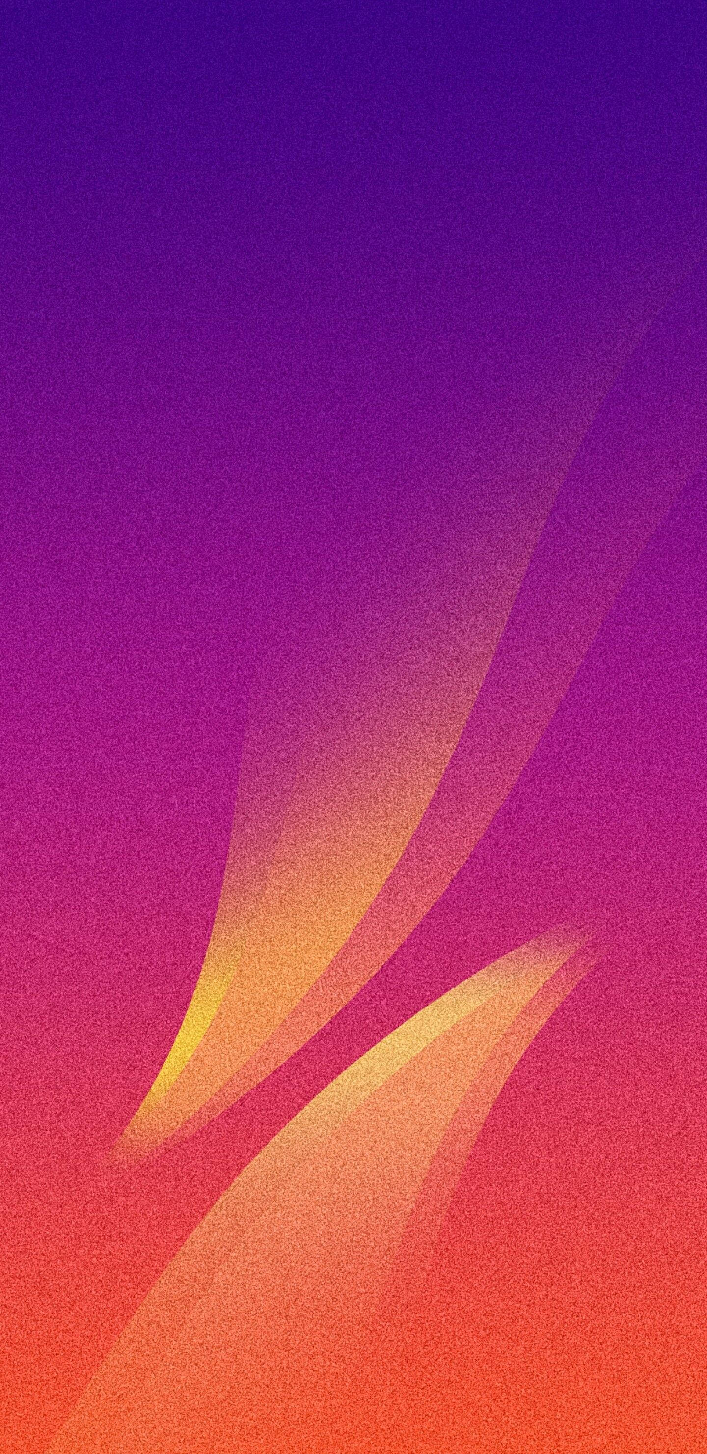 purple orange gradient, Samsung, orange yellow and purple hues, 2K Phone Wallpaper