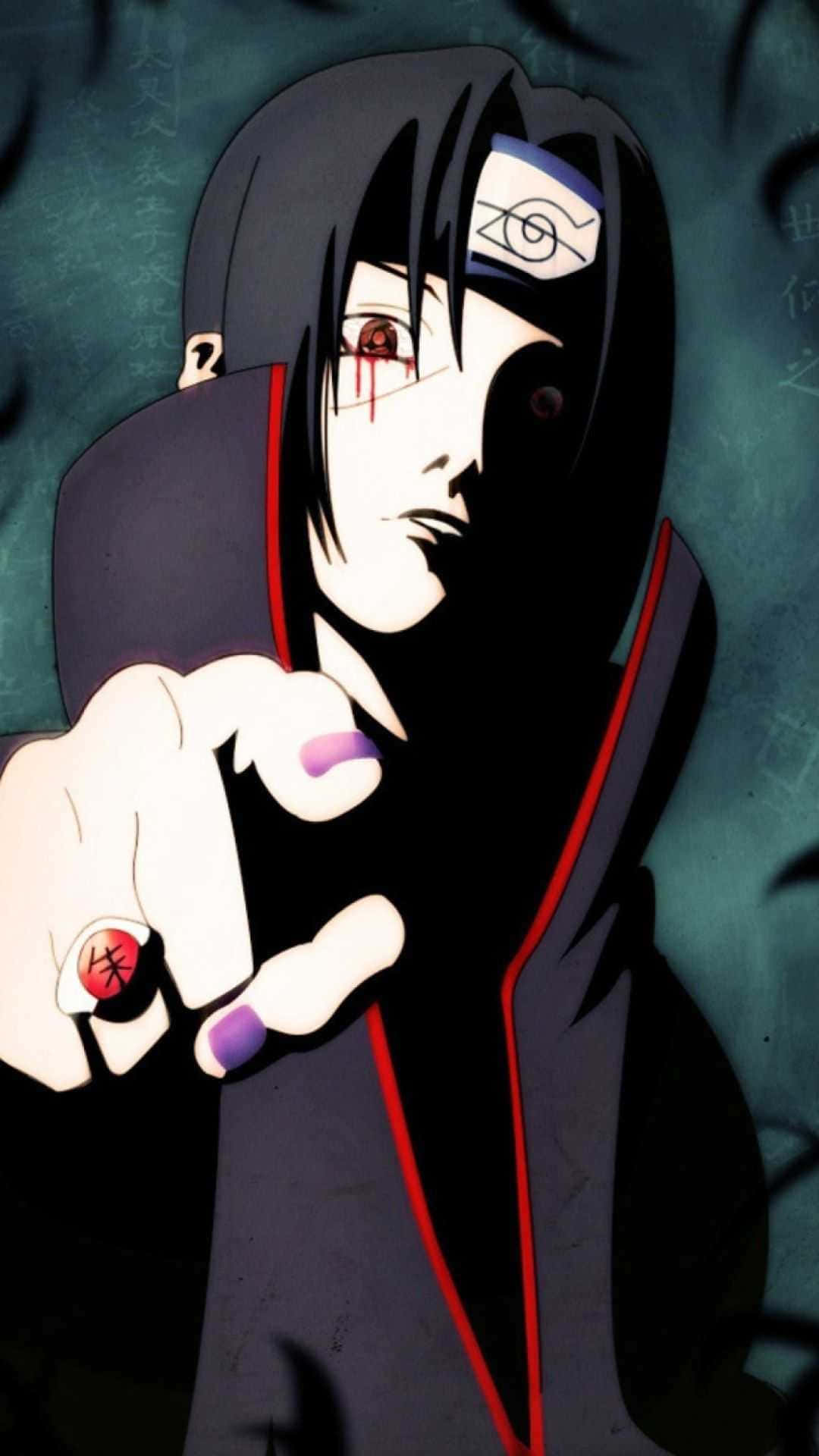 Cute Sasuke, black hair, red eyes, Full HD Phone Wallpaper