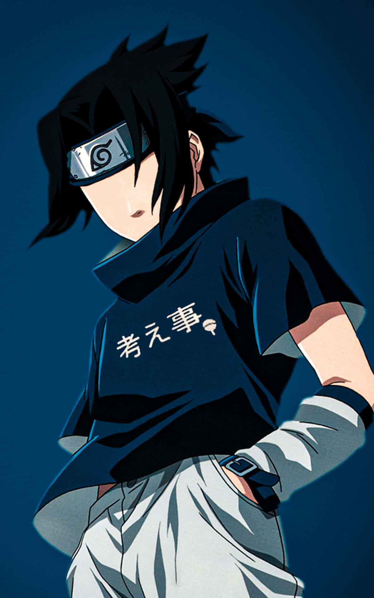 Cute Sasuke, Sasuke, black spiky hair, Full HD Phone Wallpaper