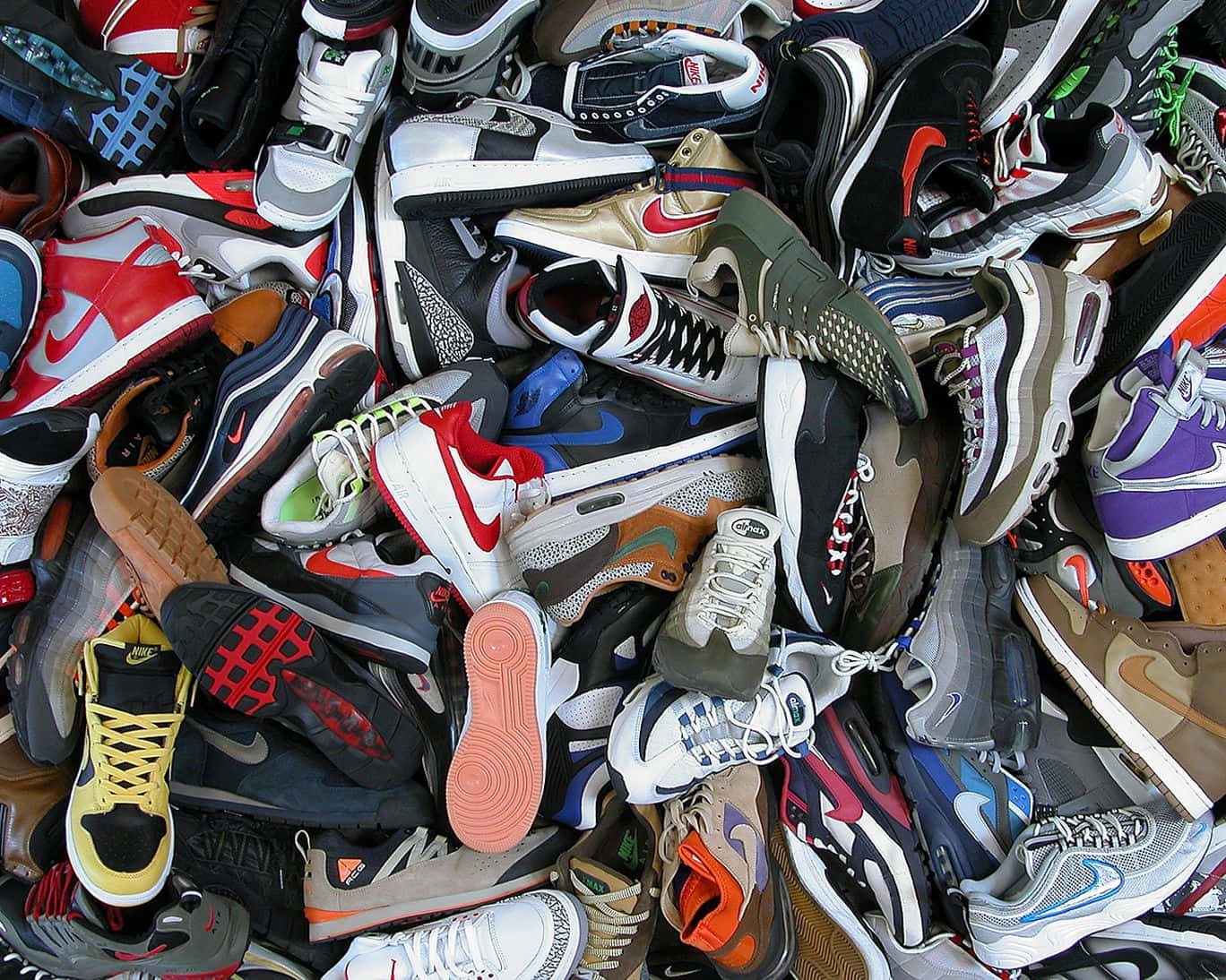 sneakers, colorful, various styles, HD Desktop Wallpaper
