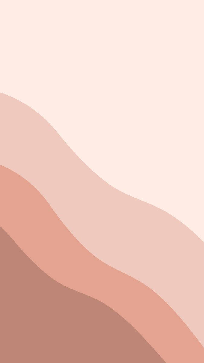 Cute Simple, nude colors, muted peach, SD Phone Wallpaper