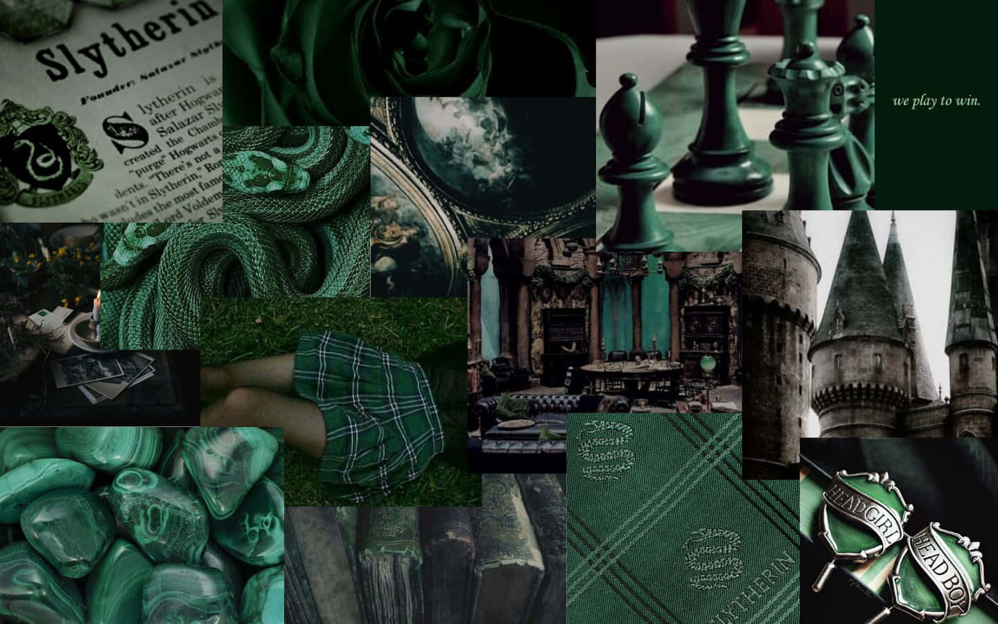 Cute Slytherin, Slytherin, dark green, HD Desktop Wallpaper