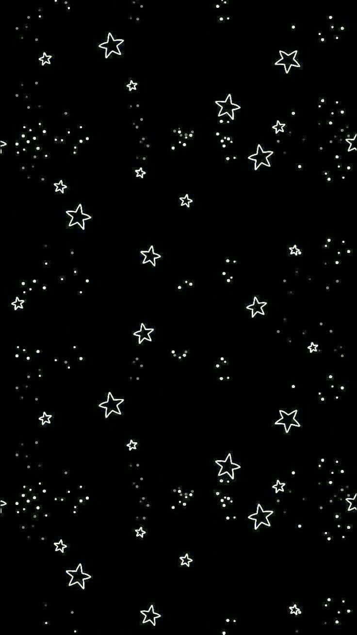 purple sky, twinkling stars, cosmic dust, HD Phone Wallpaper
