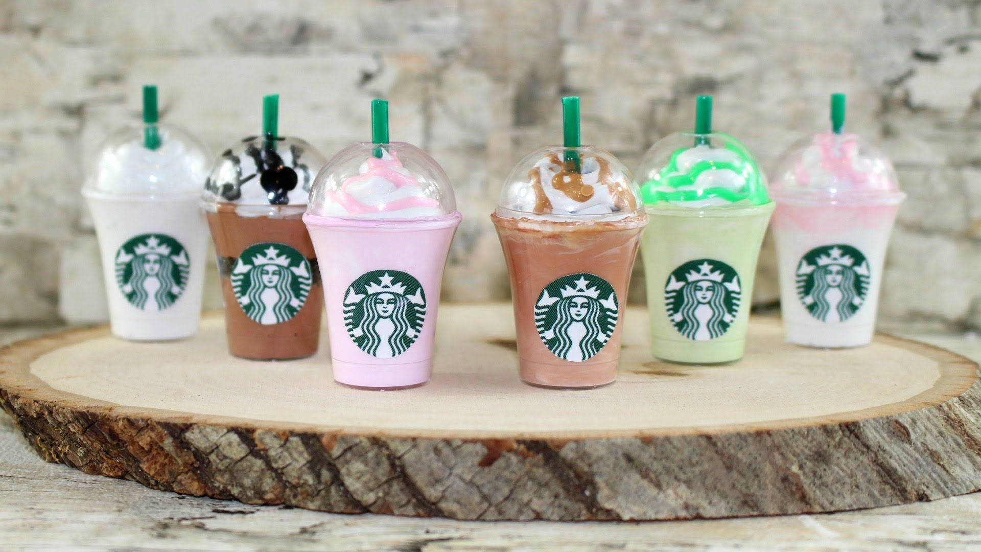 Starbucks, frappuccinos, whipped cream, Full HD Desktop Wallpaper