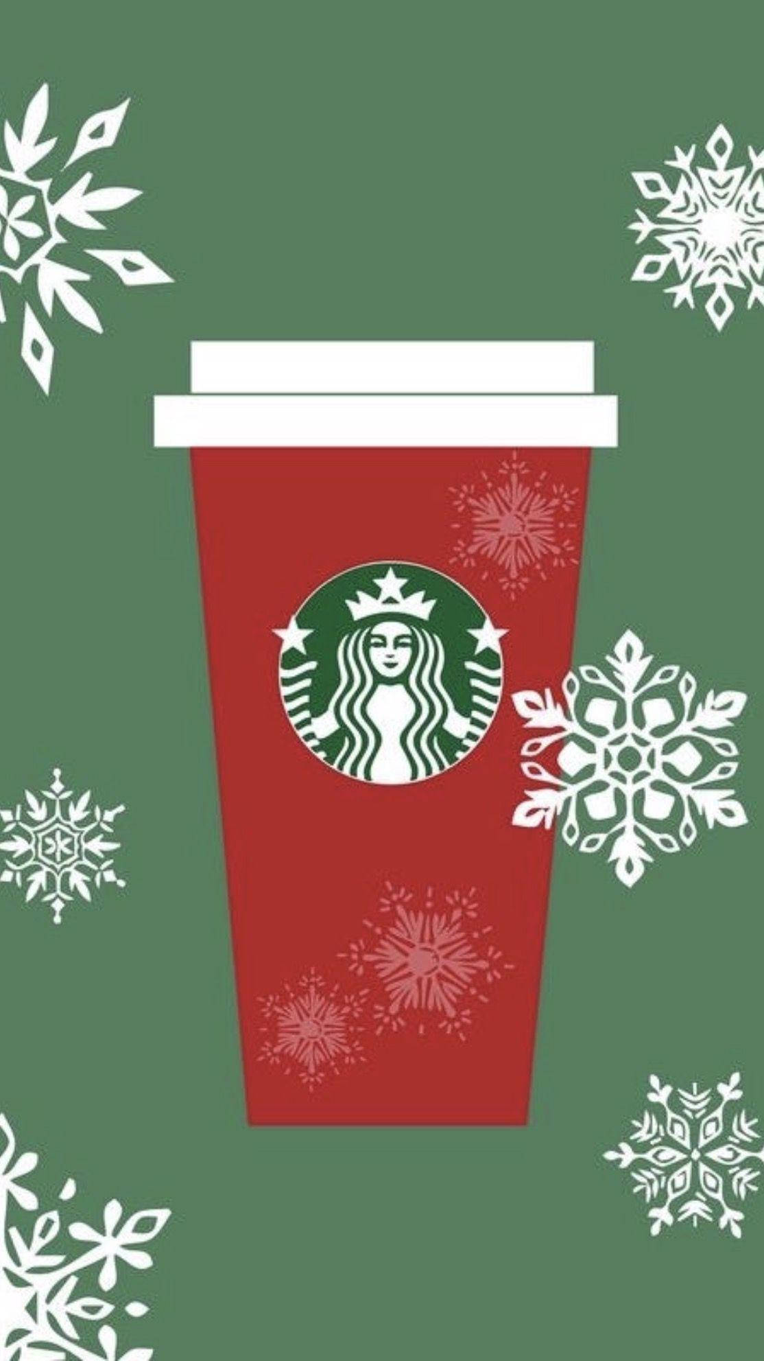 Starbucks, holiday red cup, white lid, Full HD Phone Wallpaper