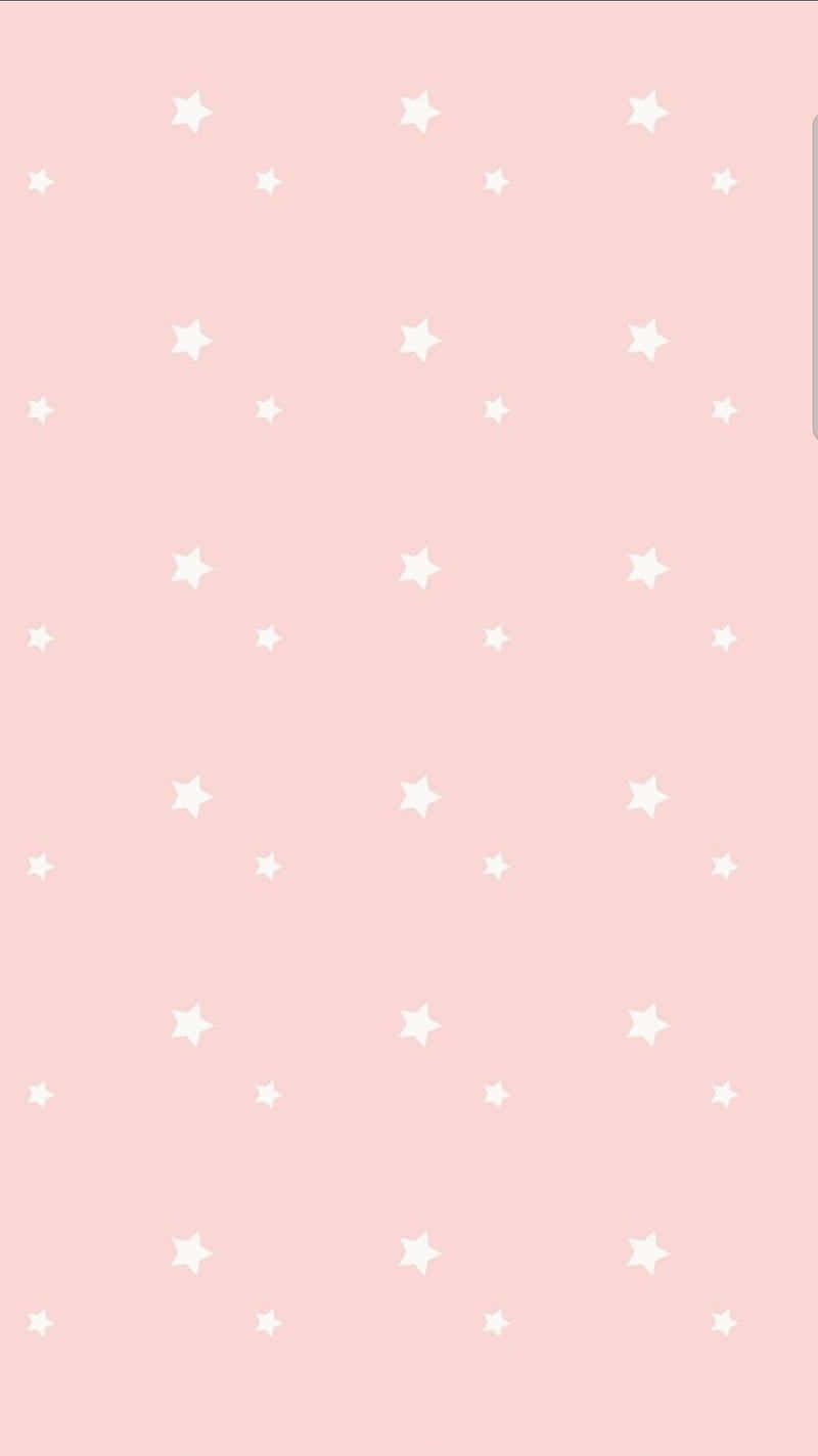 Night Sky, pink background, white stars, HD Phone Wallpaper