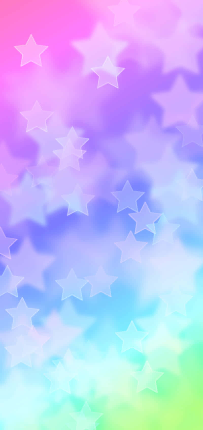 Cute Stars, rainbow, pastel stars, HD Phone Wallpaper