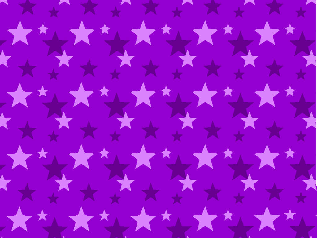 Cute Stars, vibrant purple, scattered light, SD Desktop Wallpaper