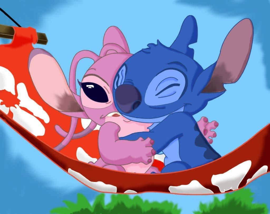 Cute Stitch And Angel, Stitch, Angel, SD Desktop Wallpaper
