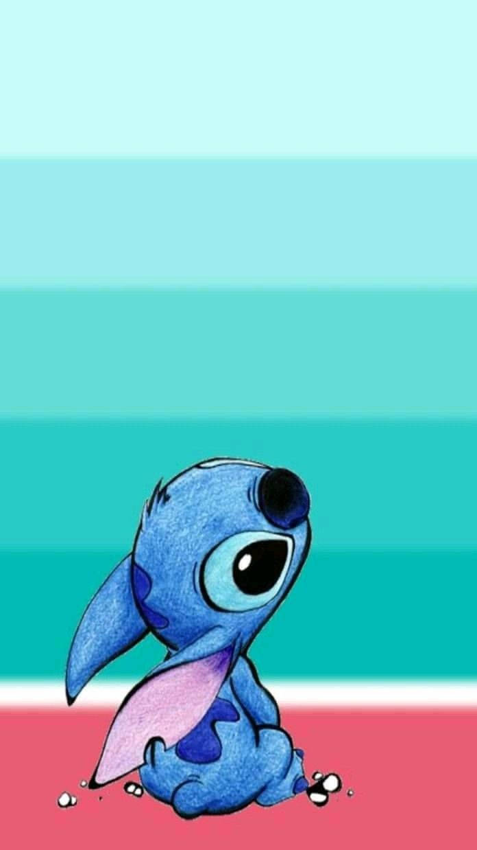 Stitch, iPhone 11, blue alien, SD Phone Wallpaper
