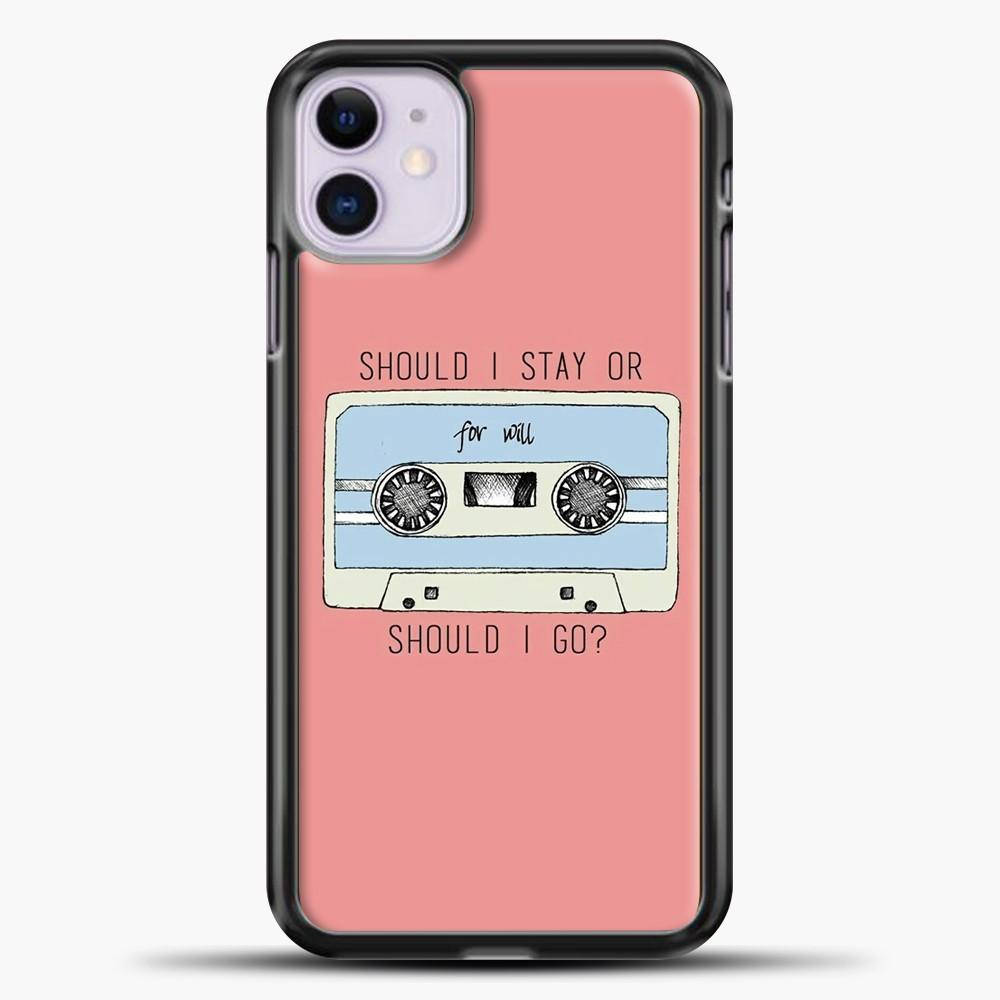 Cute Stranger Things, pink phone case, hand-drawn cassette tape graphic, SD Desktop Wallpaper
