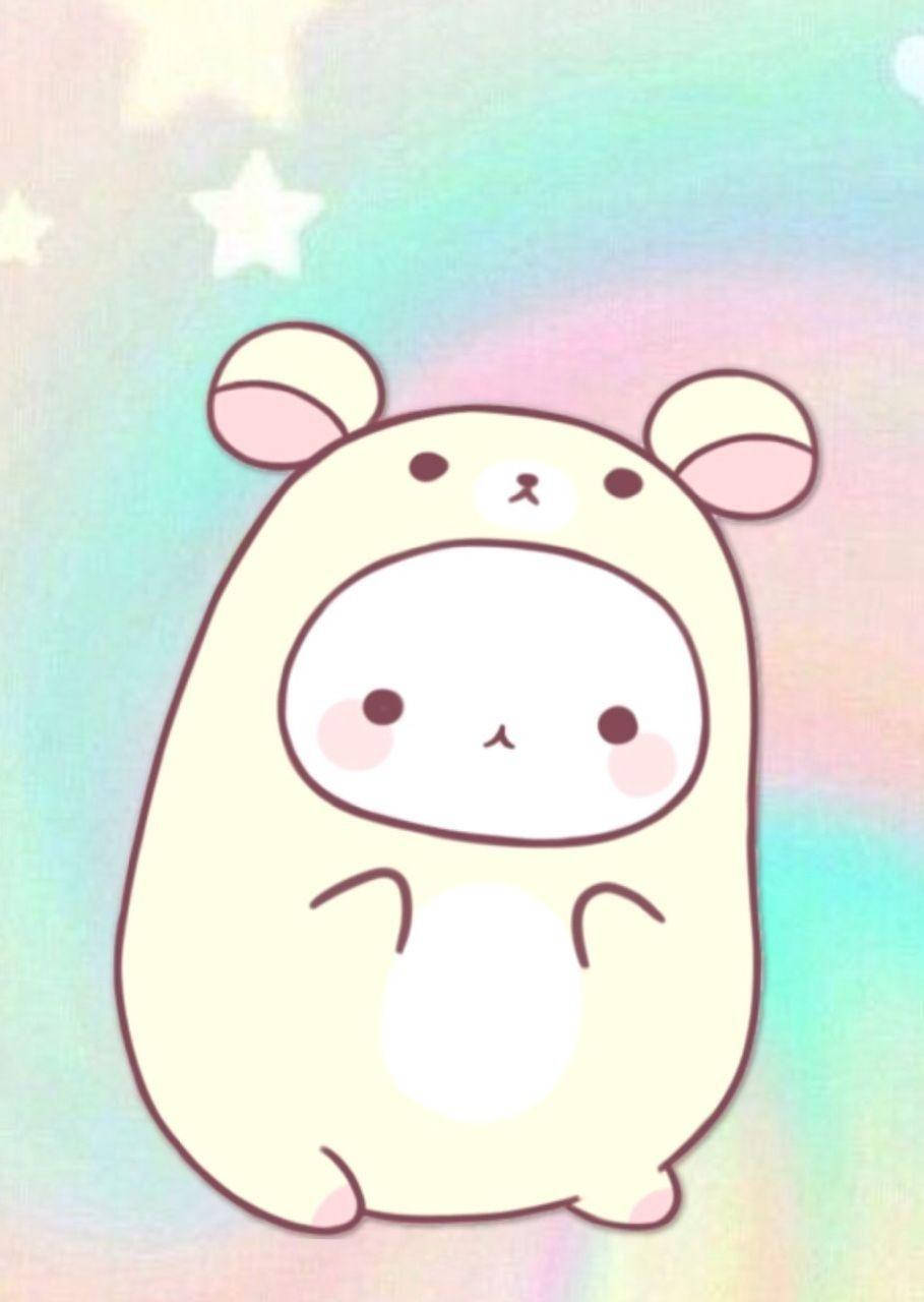 Cute Stranger Things, cream-colored, cartoon hamster, HD Phone Wallpaper