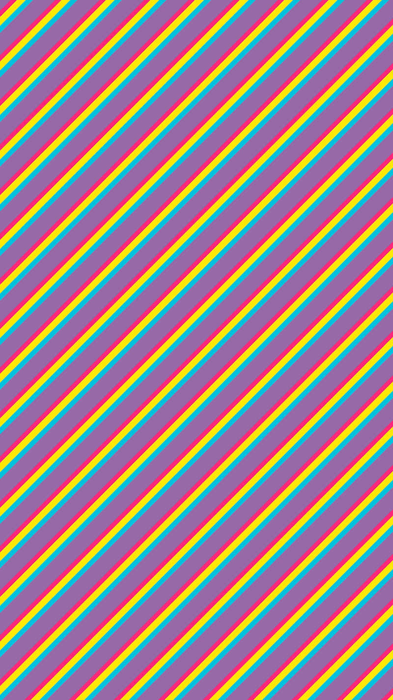 vibrant oblique stripes pattern, magenta, cyan, HD Phone Wallpaper