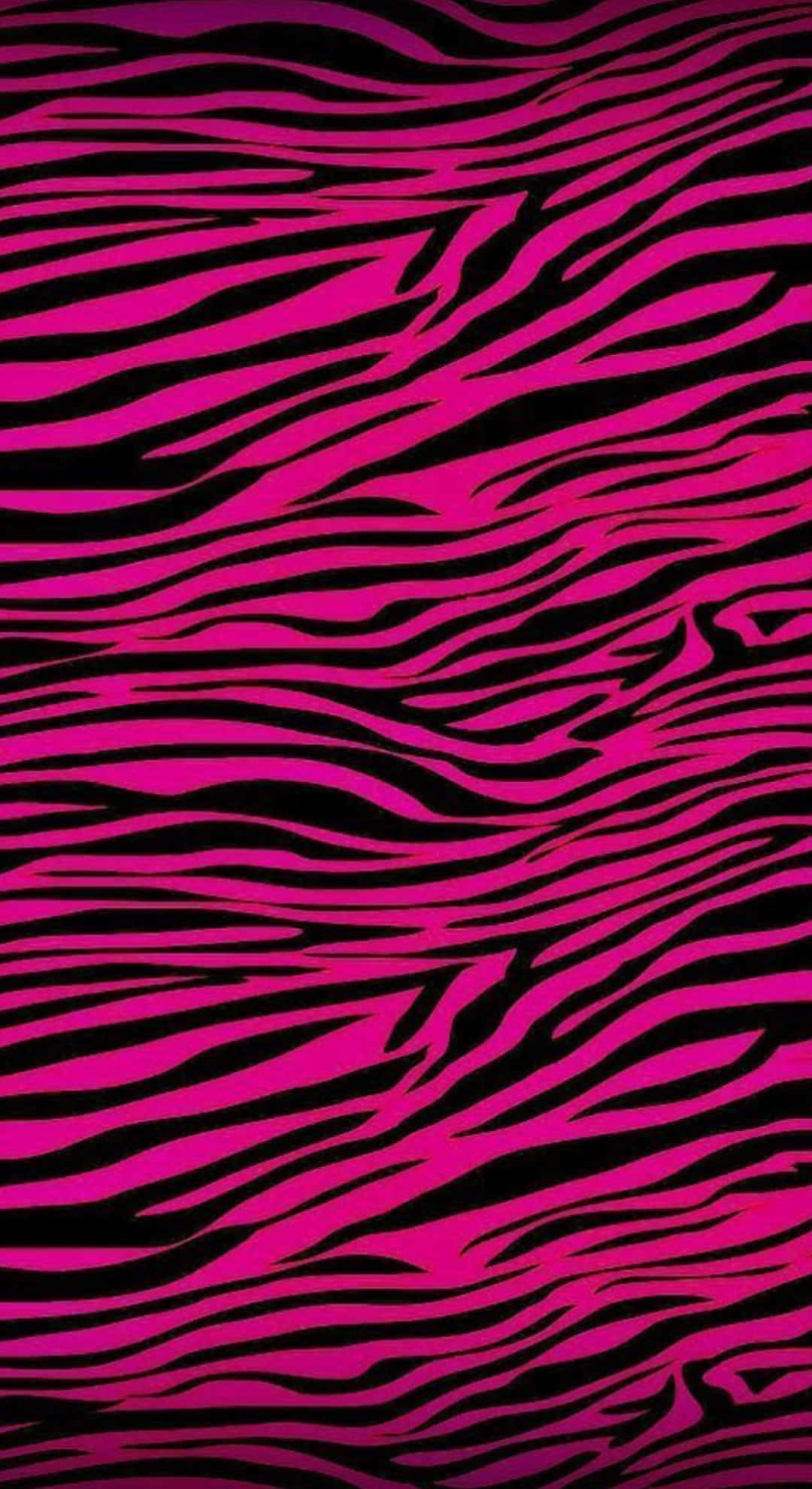 pink zebra print pattern, vibrant pink, black zebra stripe, Full HD Phone Wallpaper