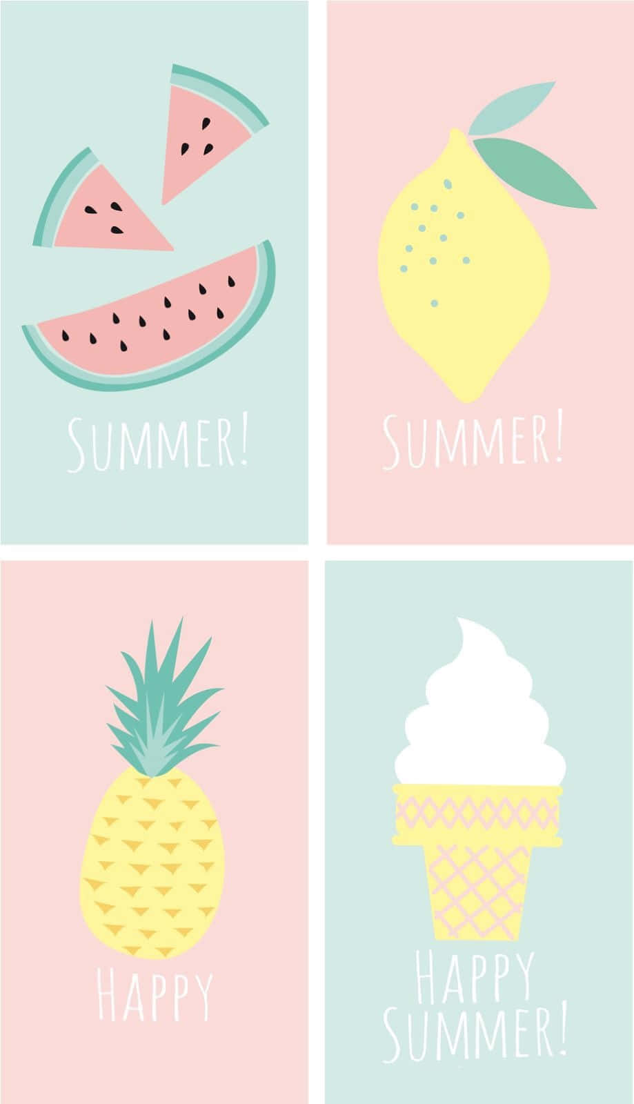 iPhone, pastel, watermelon, HD Phone Wallpaper