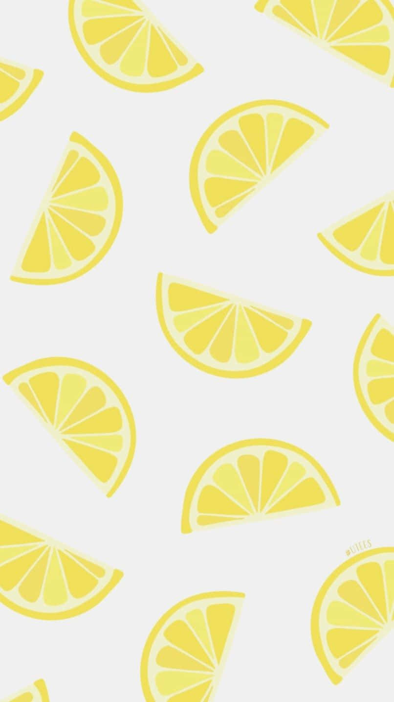 Cute Summer, lemon slices, bright yellow, HD Phone Wallpaper