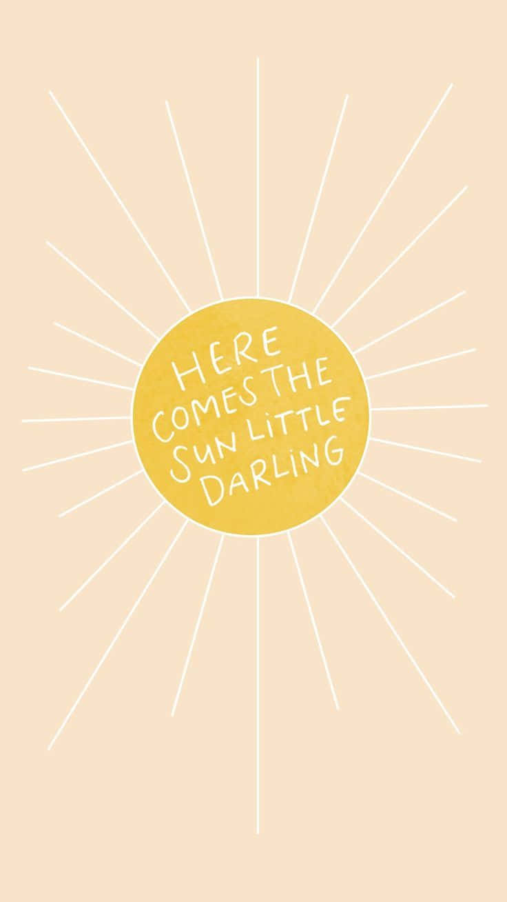 cute sunshine, yellow sun, white rays, HD Phone Wallpaper