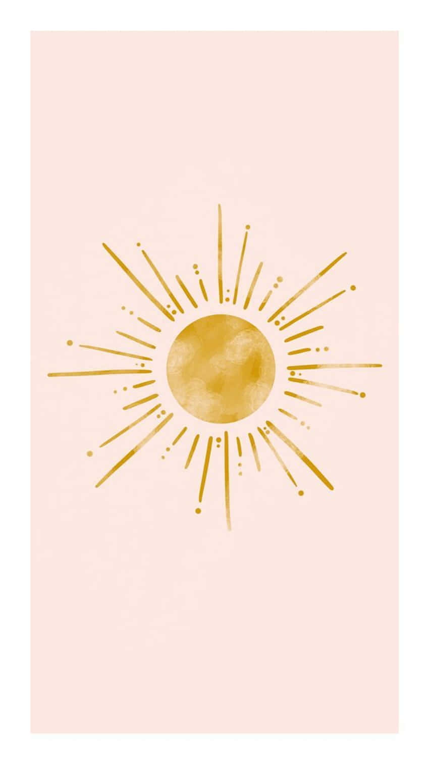 sunbeam, golden sun, radiating lines, HD Phone Wallpaper