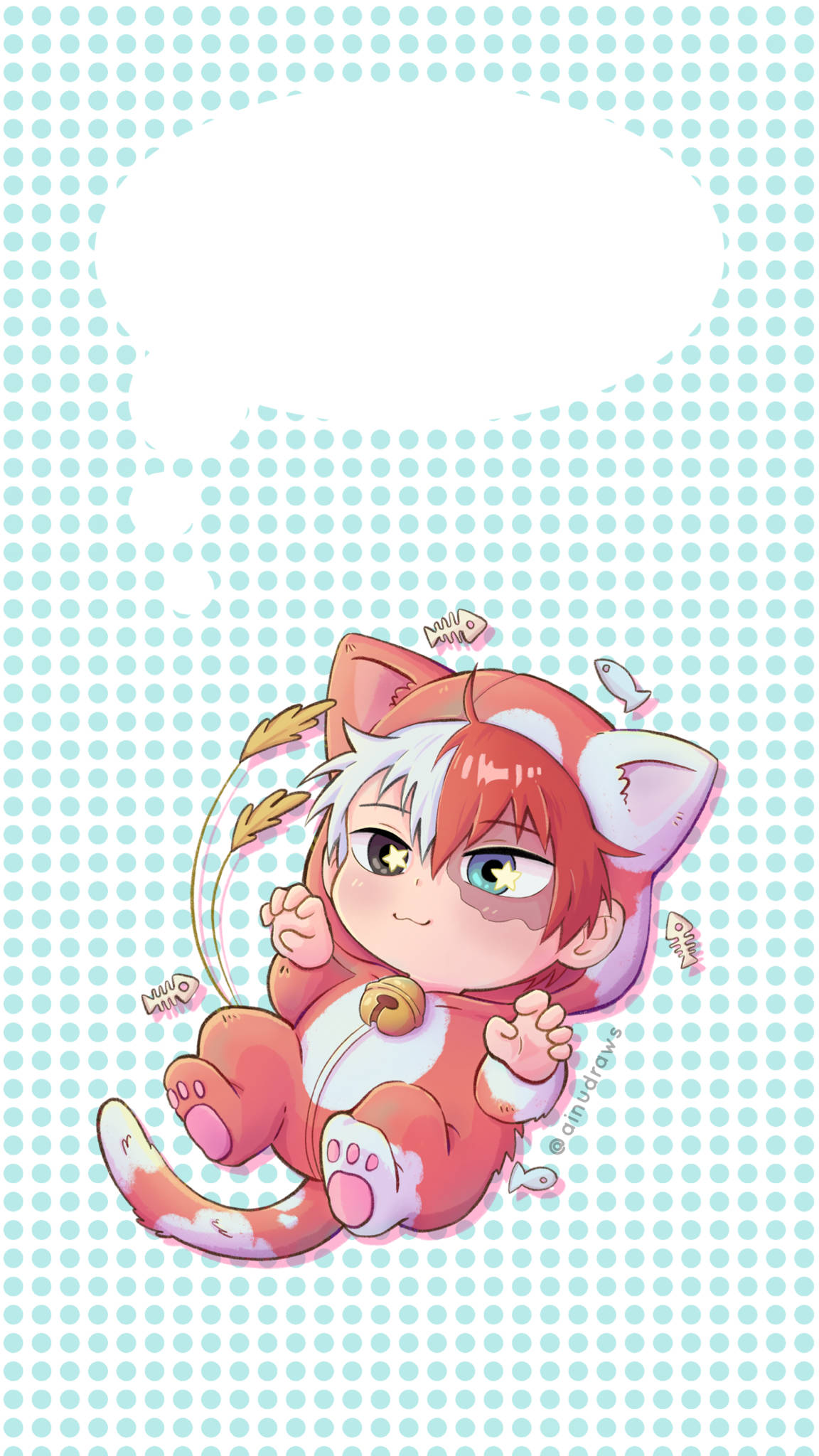 Todoroki, chibi, red hair, Full HD Phone Wallpaper