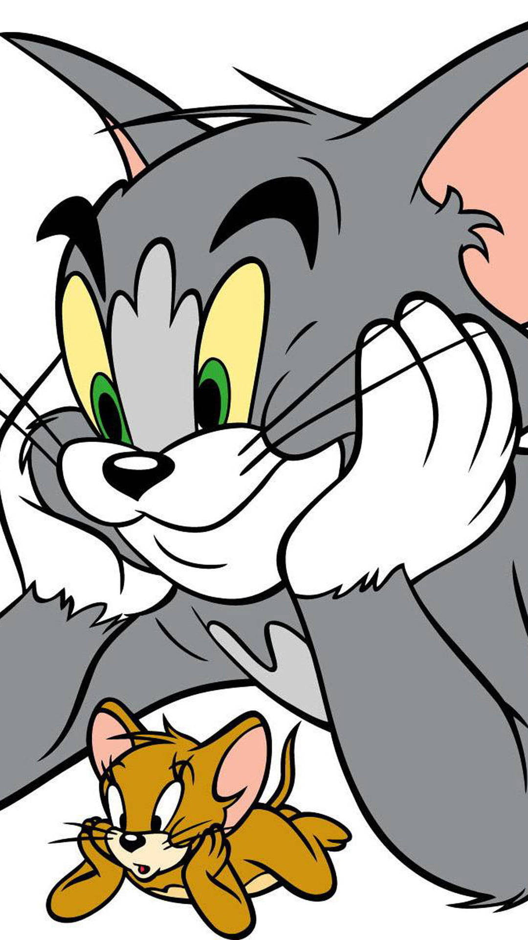 Tom, Jerry, ground, Full HD Phone Wallpaper