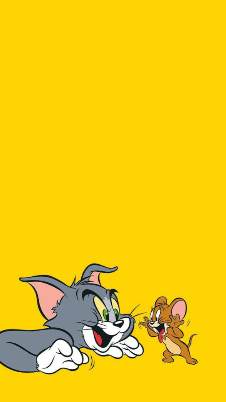 Tom, Jerry, classic cartoon chase, HD Phone Wallpaper