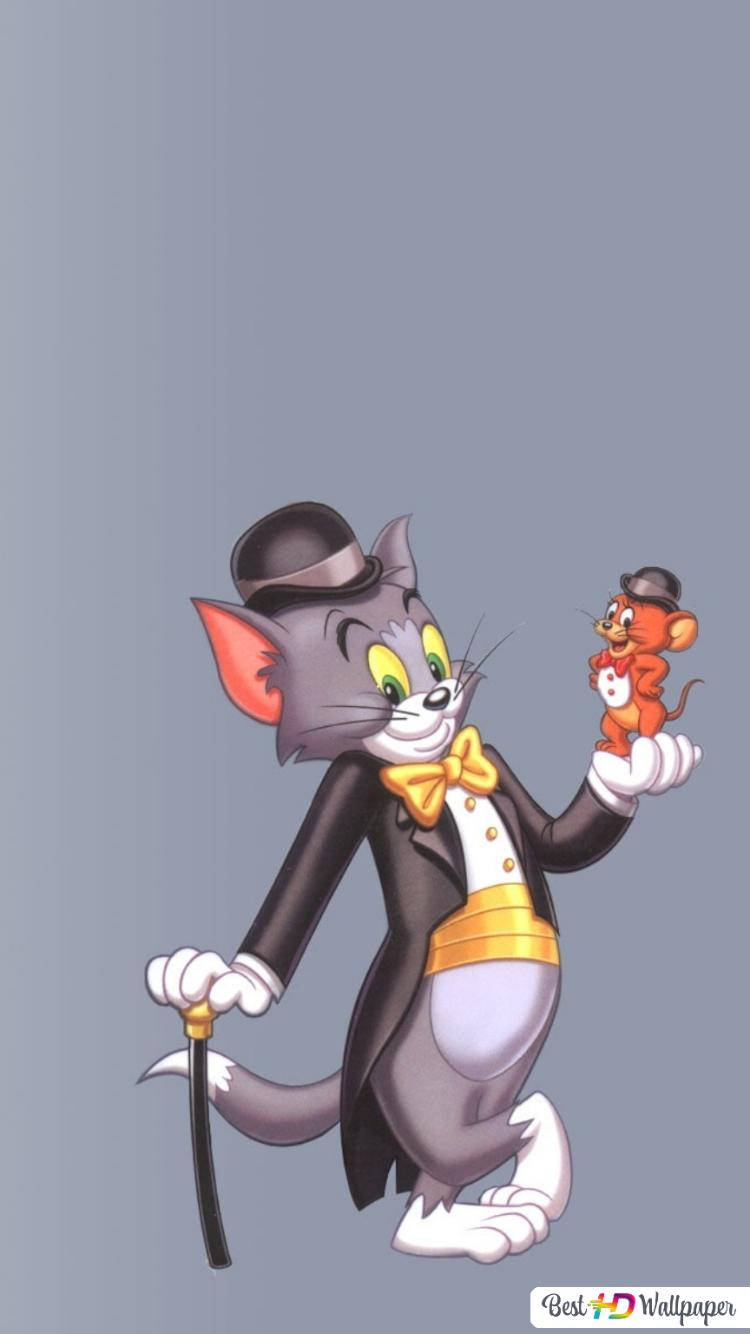 Tom, Jerry, tuxedo, HD Phone Wallpaper