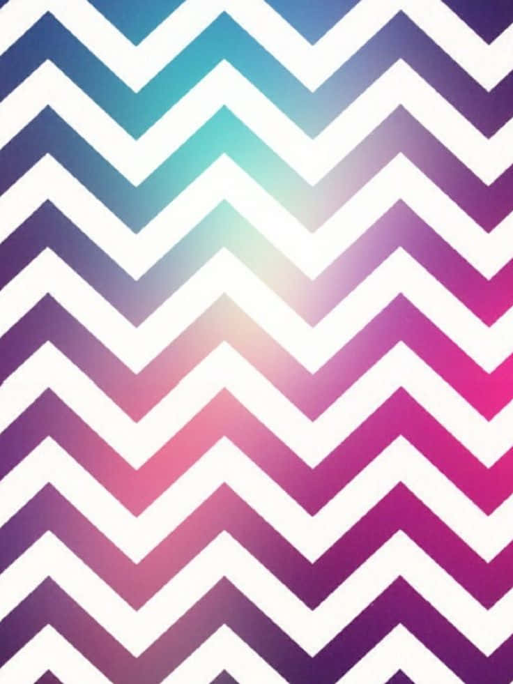 Cute Trendy, chevron pattern, gradient hues, SD Phone Wallpaper