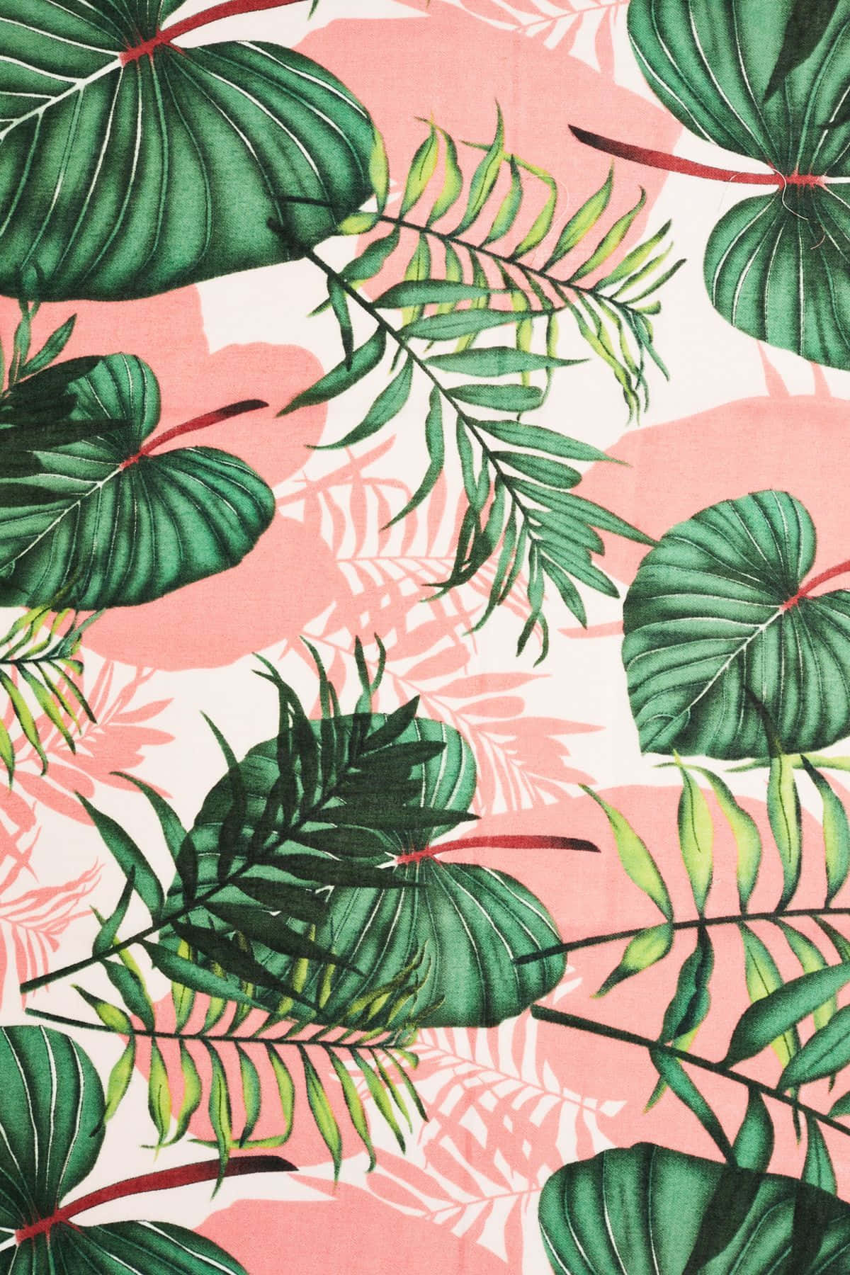 Cute Tropical, tropical leaves, deep green, HD Phone Wallpaper