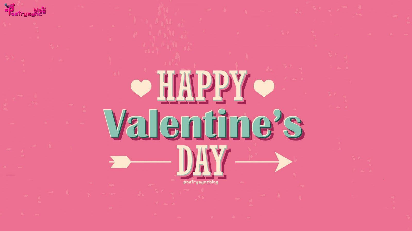 Cute Retro Pink Valentine's Day, pastel colors, hearts, HD Desktop Wallpaper