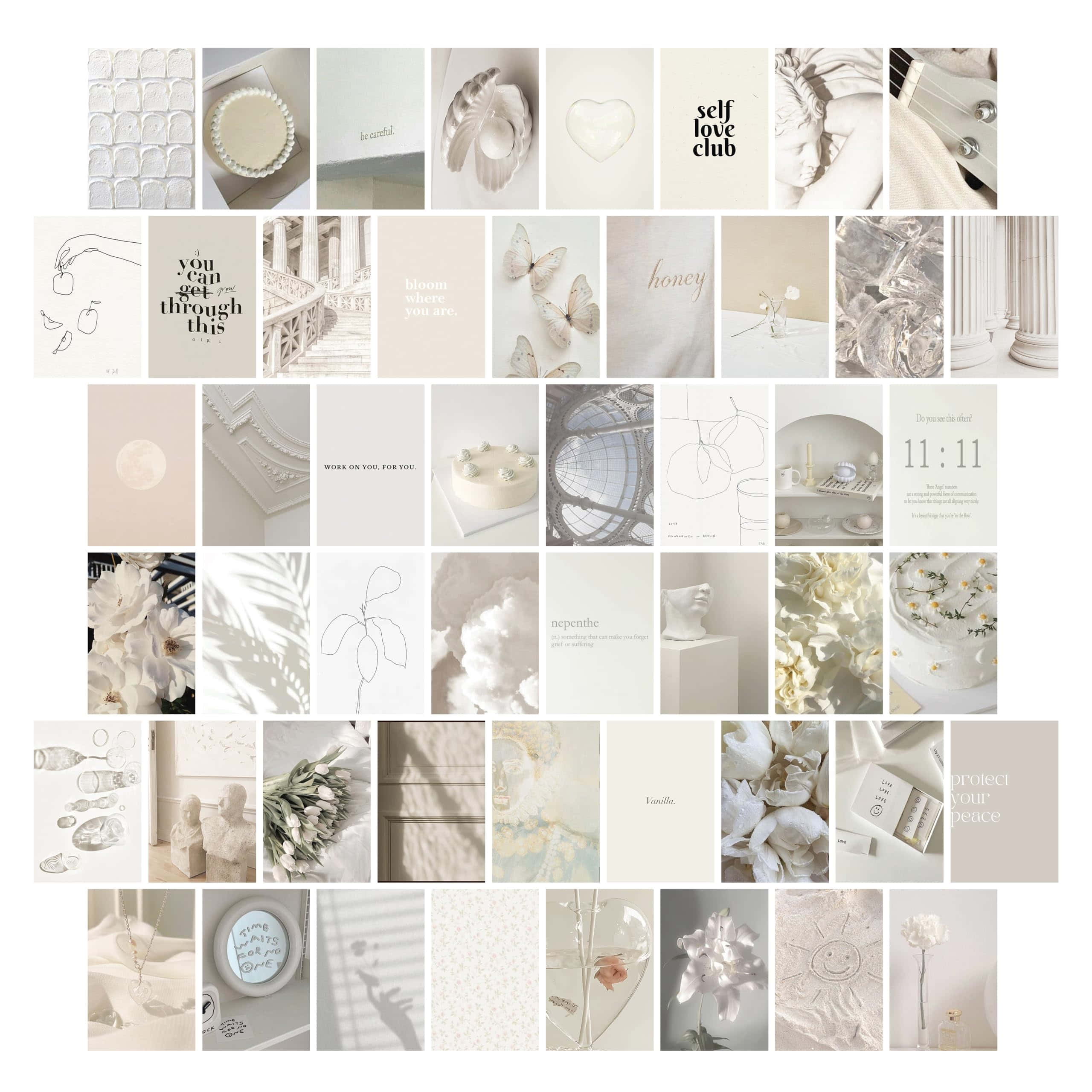 vanilla aesthetic, soft beige, cream, 2K Desktop Wallpaper