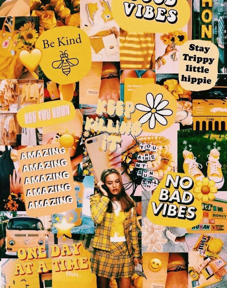 cute vsco aesthetic, sunflowers, motivational quotes, SD Phone Wallpaper